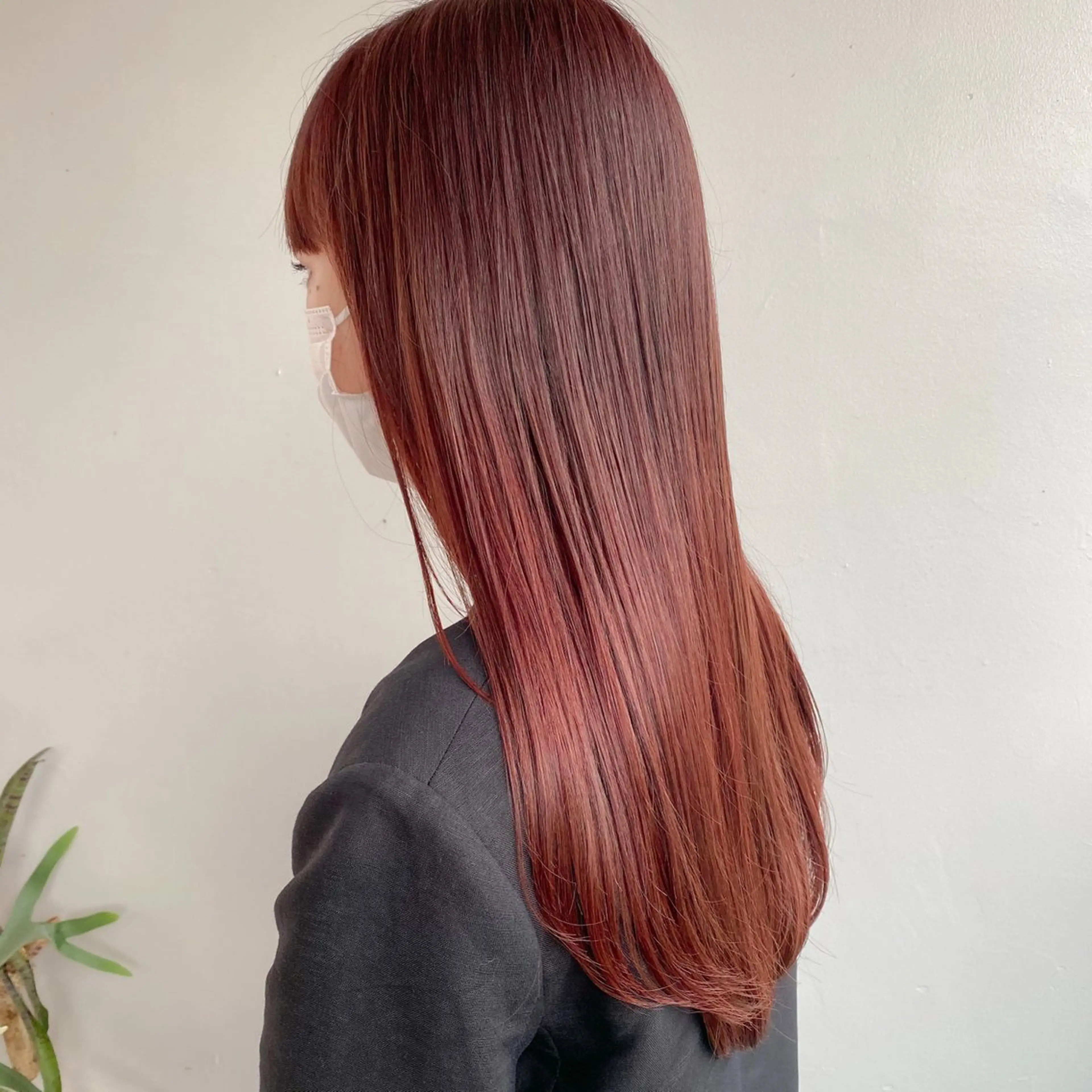 ロング カラー カット ヘアカラー トリートメント 中屋恵美🎨 Designカラーのヘアスタイル