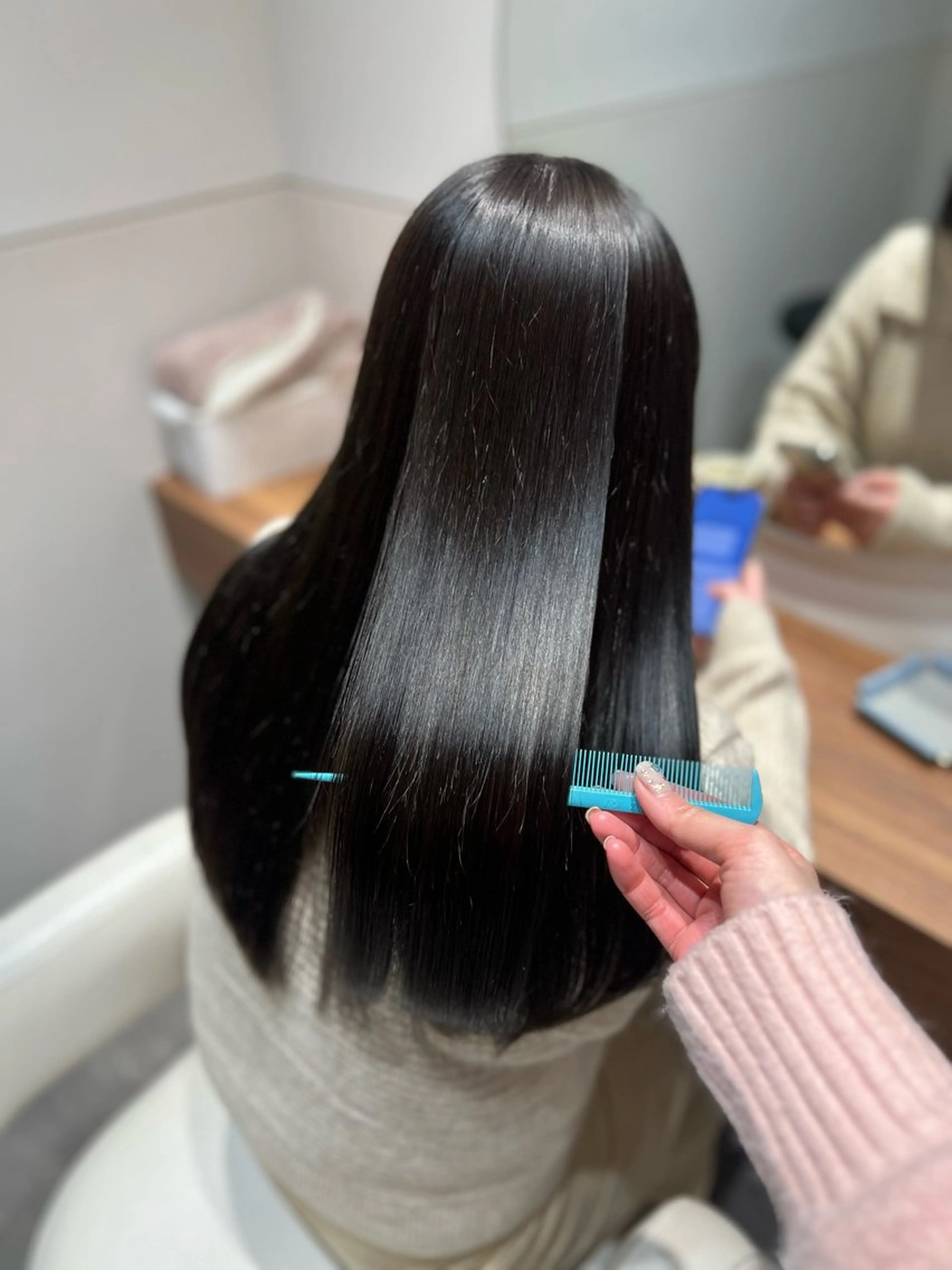 ミディアム カラー ヘアアレンジ ヘアカラー トリートメント ヘッドスパ ヘアセット 💕ブリーチカラー☁ 髪質改善💖サワのヘアスタイル