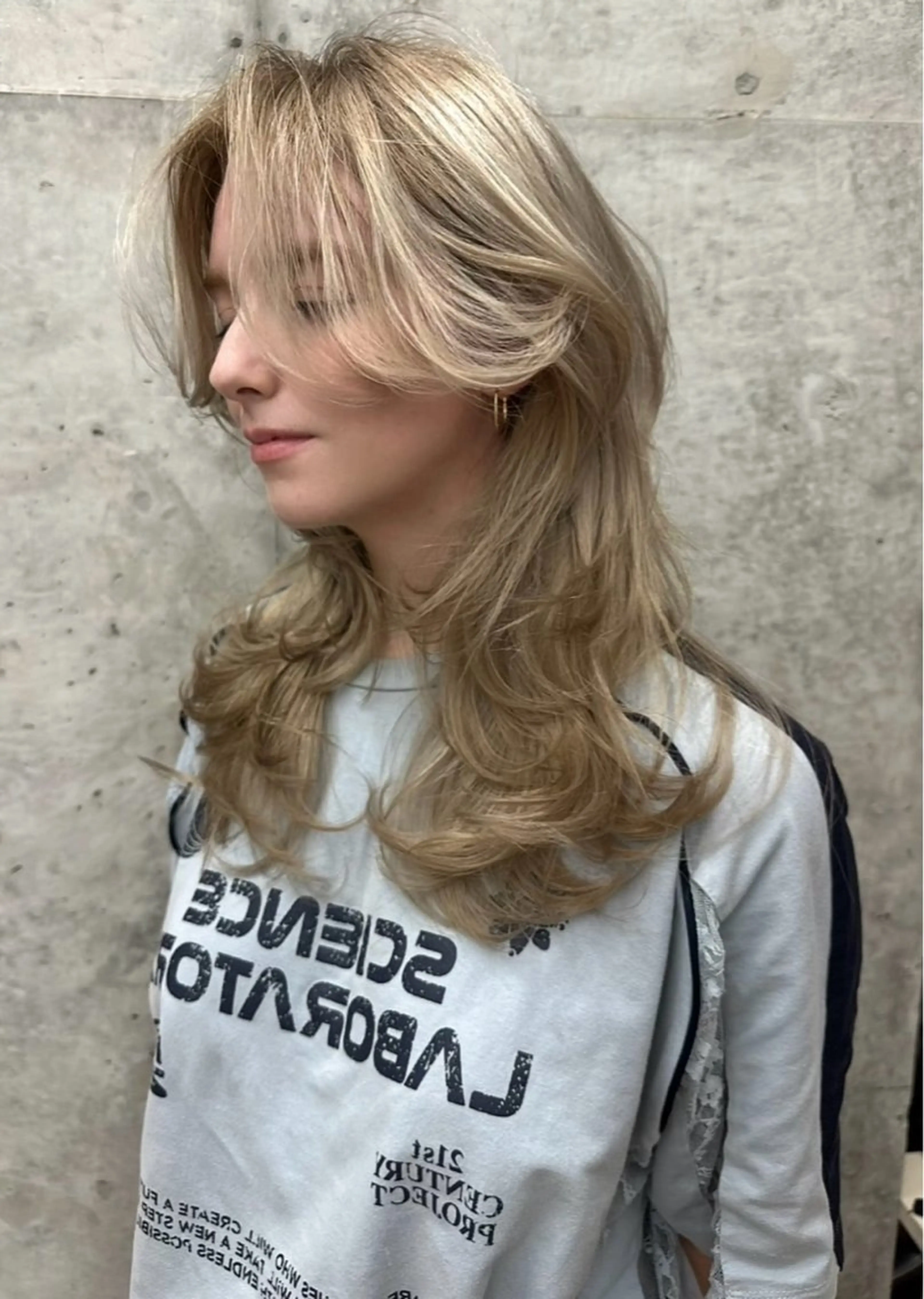 ロング カット ヘアカラー トリートメント NU/EN所属・海外ヘア/美髪矯正 海外レイヤー/ヒラキのヘアスタイル