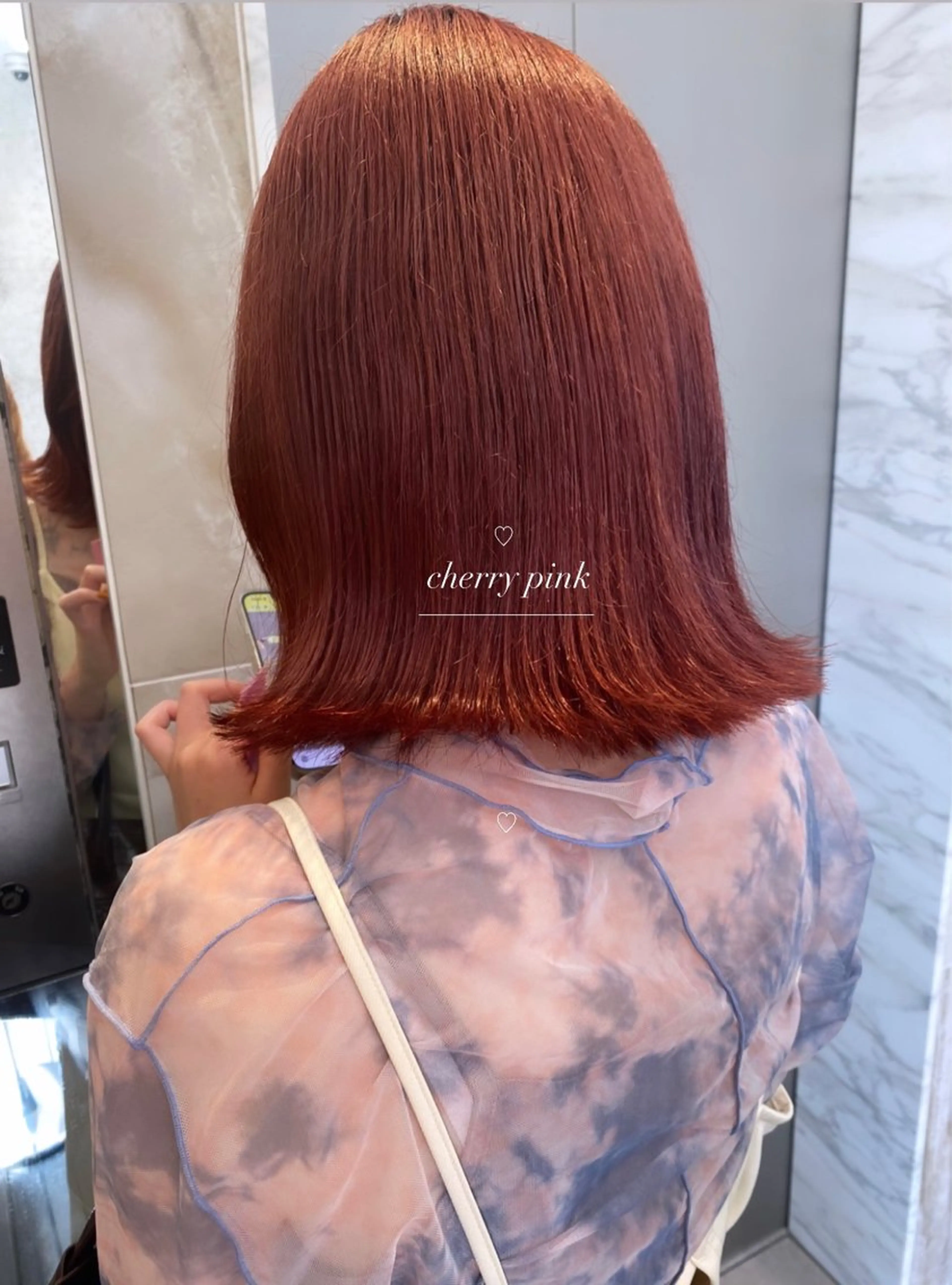 ミディアム カラー Friista color所属・moe🎀 梅田美容室のヘアスタイル