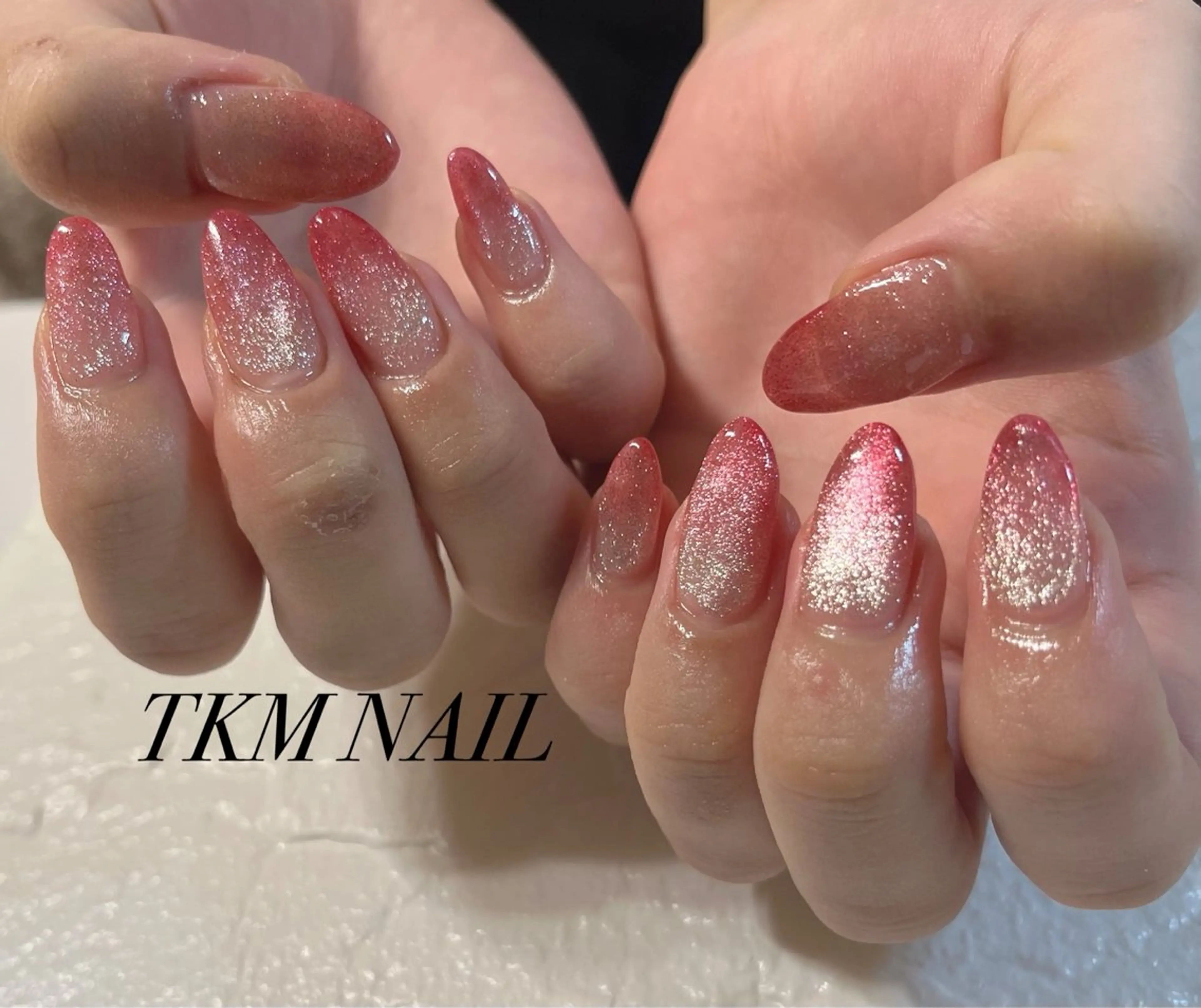 ネイル キラキラネイル シンプルネイル ______ TKM  NAILのネイルデザイン