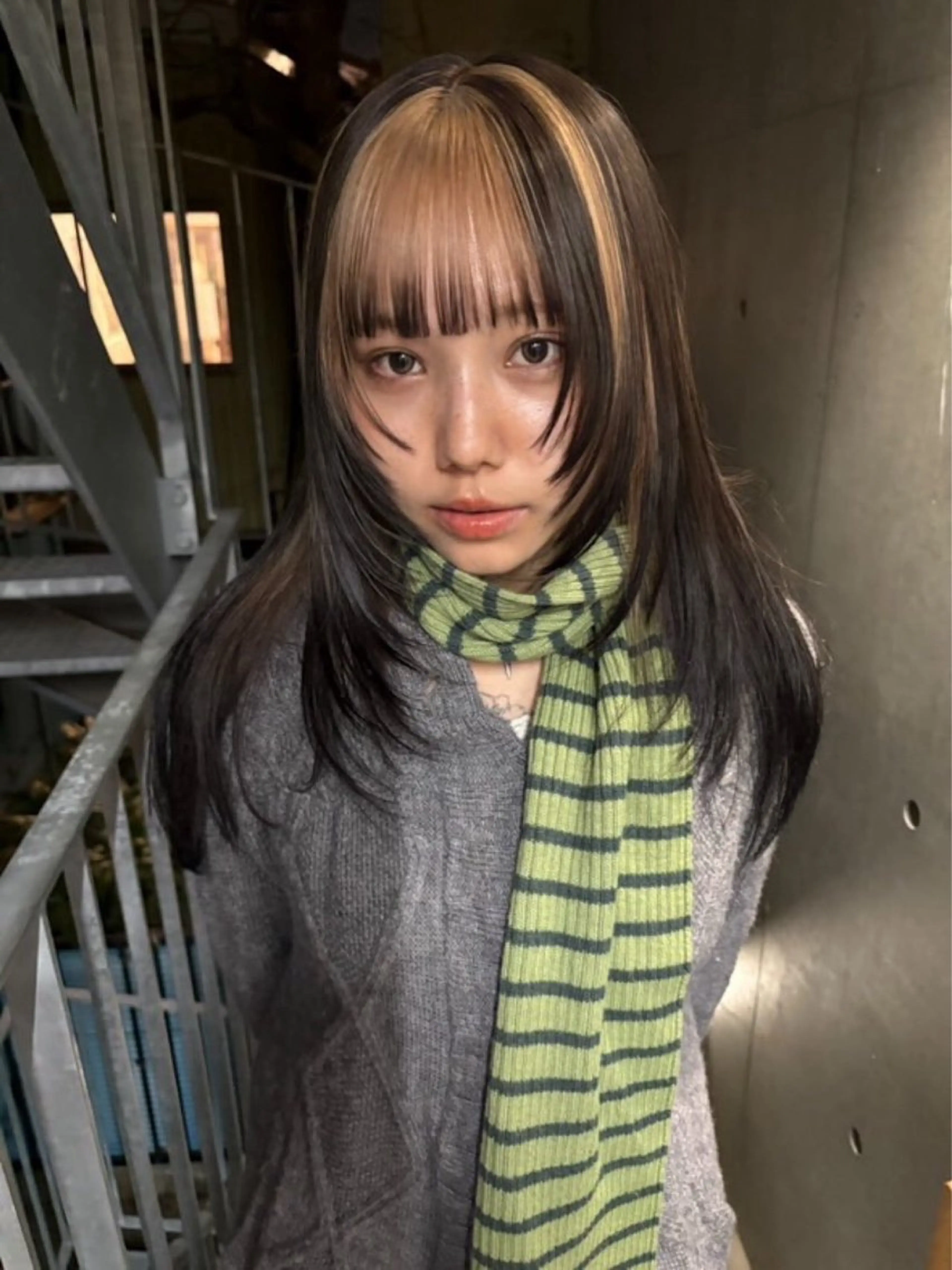 ロング カラー カット ヘアカラー トリートメント yuuna/ ハッシュカット🎀のヘアスタイル