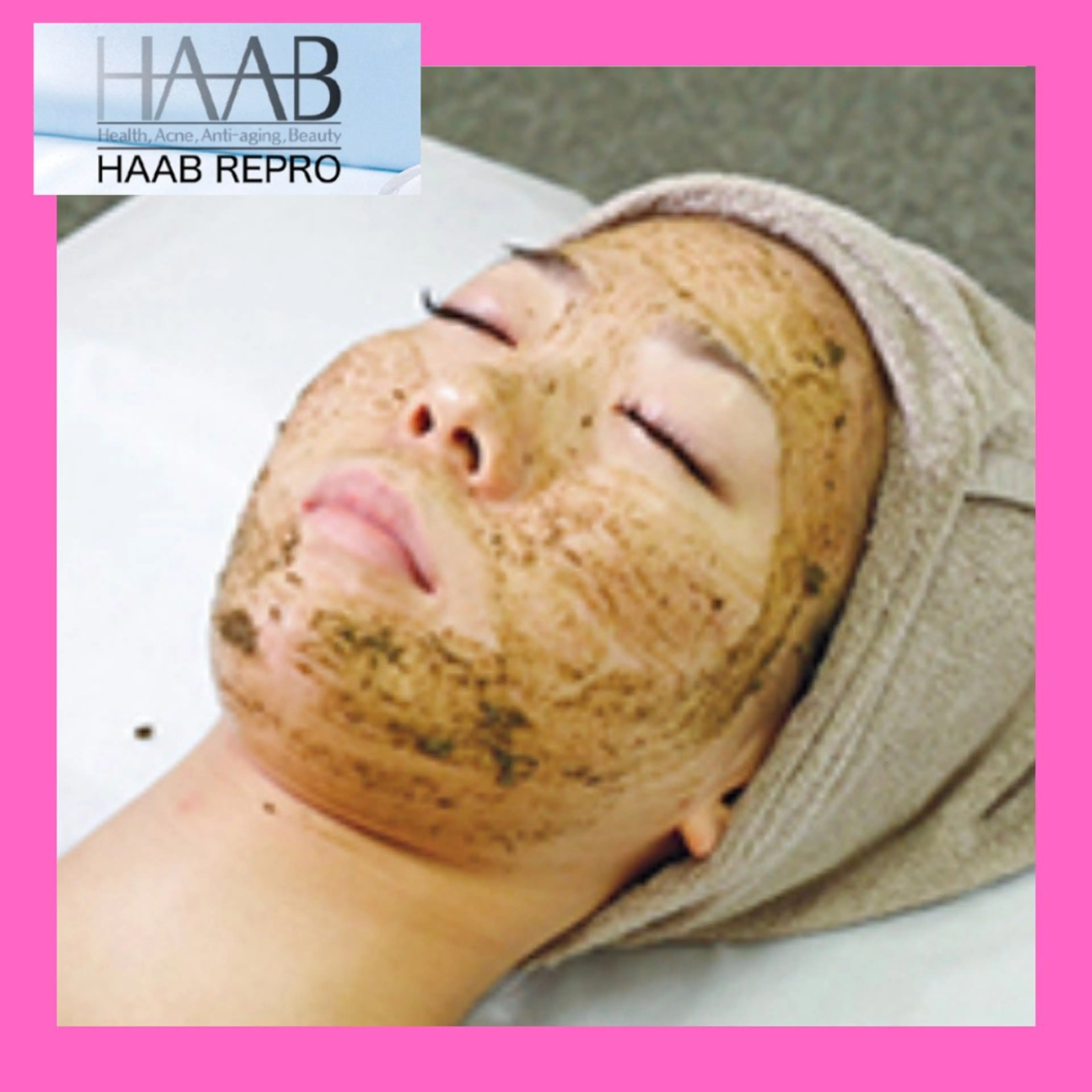 【HAAB】🌱ハーブピーリング🌿ニキビ撃退！毛穴&黒ずみ&くすみ肌質管理🧖🏼‍♀️¥33,000⇒¥19,800の写真