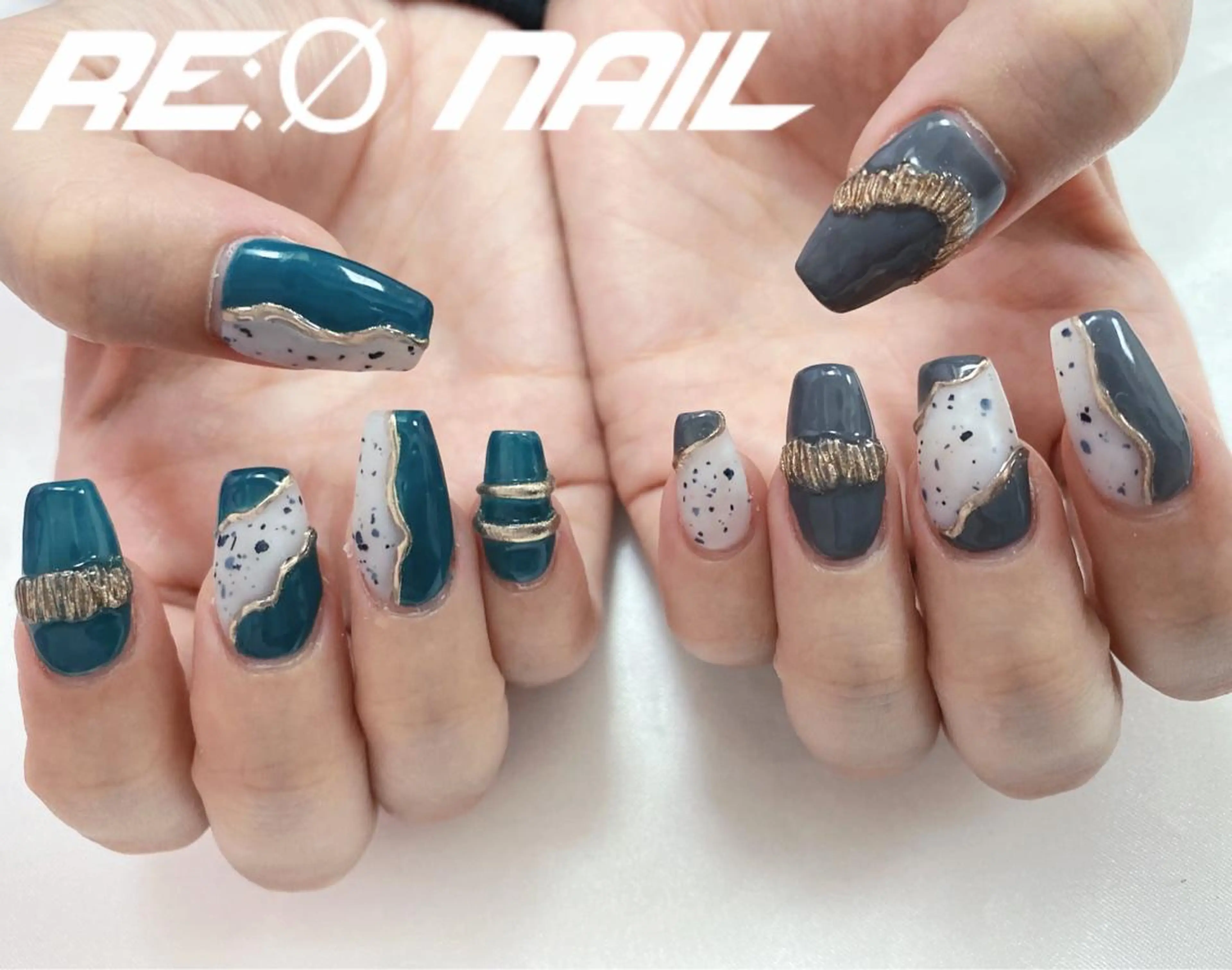 ネイル ハンドネイル Re:Ø nail 🩵TSUJIのネイルデザイン