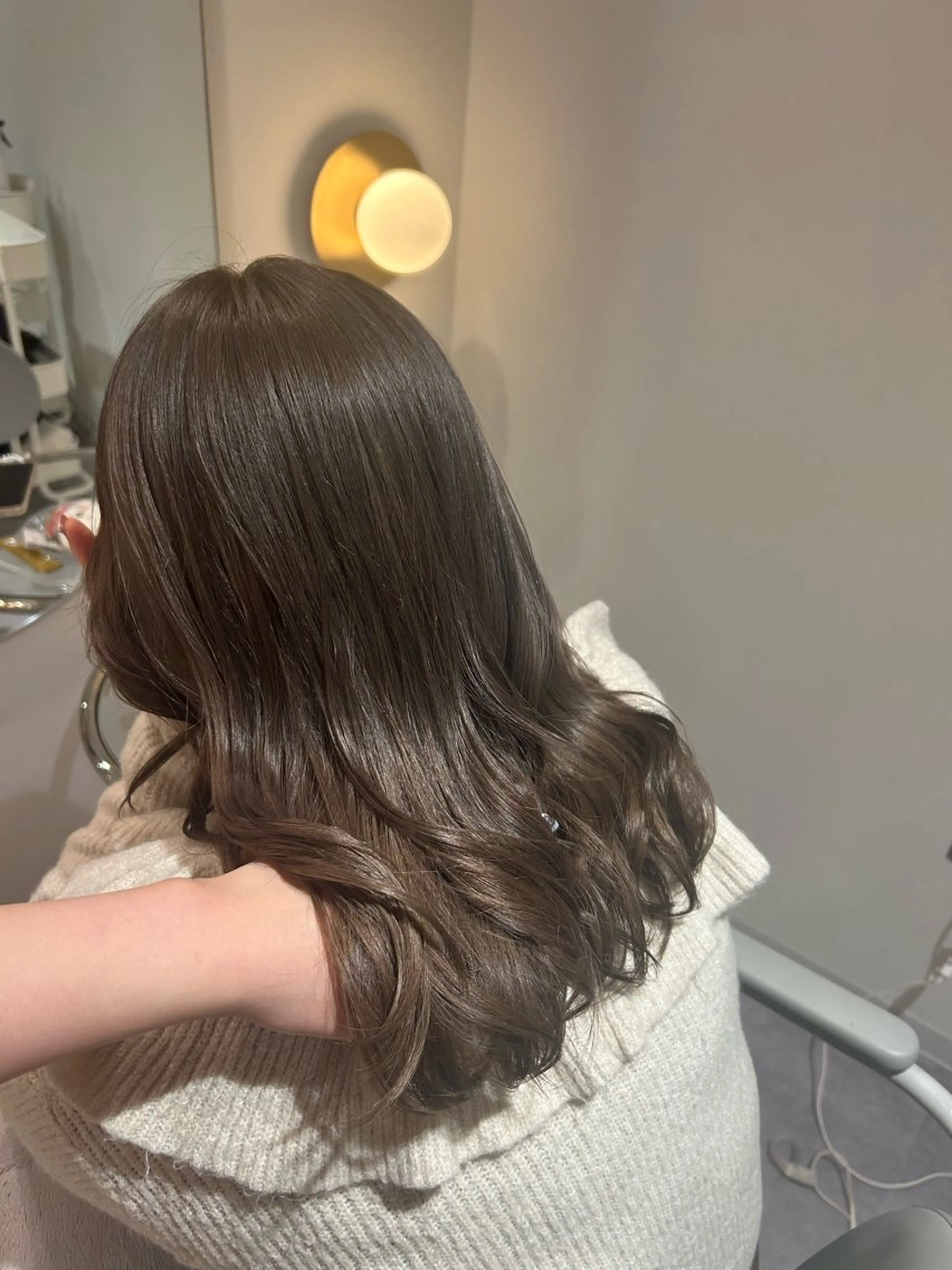 ミディアム カラー ヘアカラー 美髪✨艶髪✨髪質改善 カラー特化❕阿部里美のヘアスタイル
