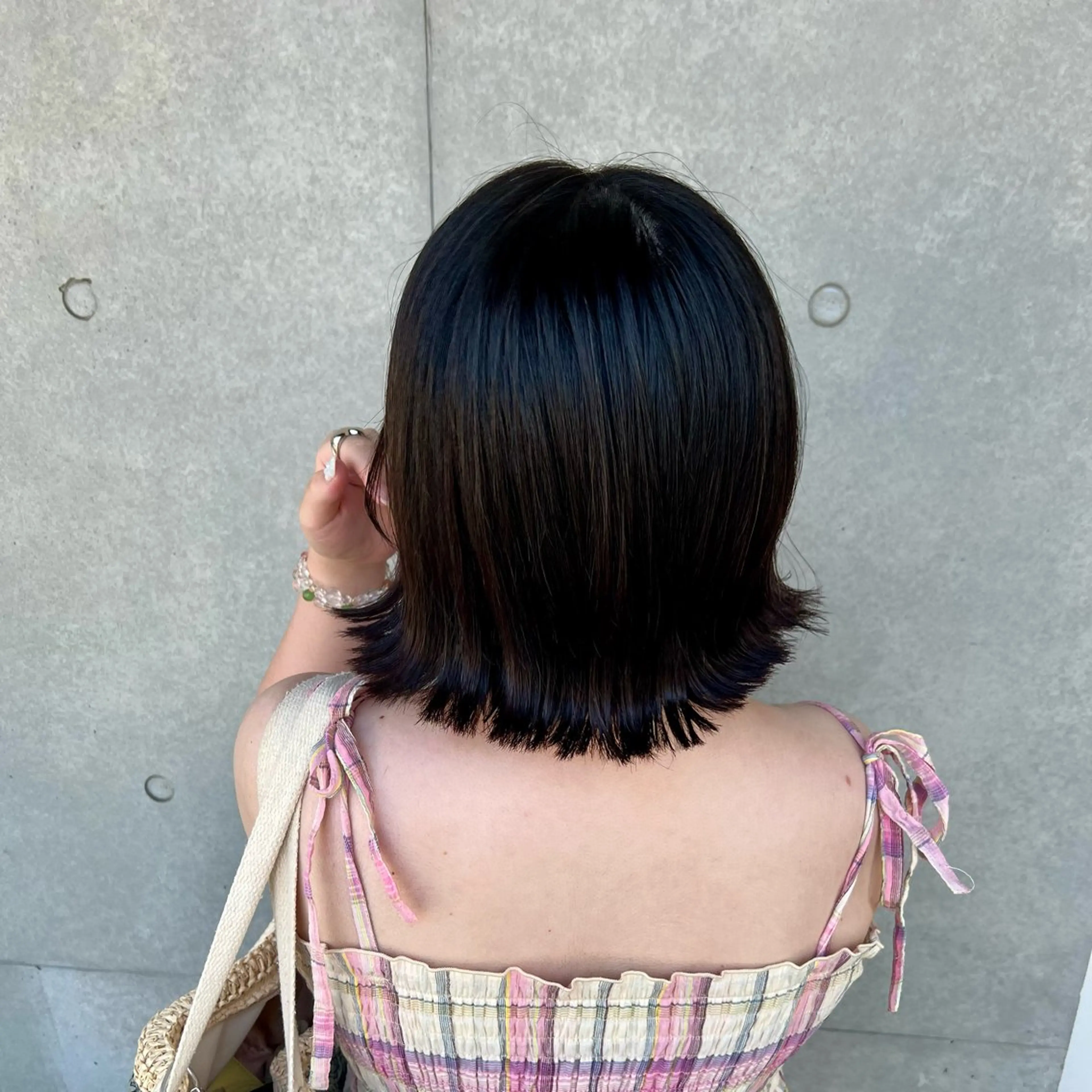 ショート 外ハネヘア カット 遠藤 姫花のヘアスタイル