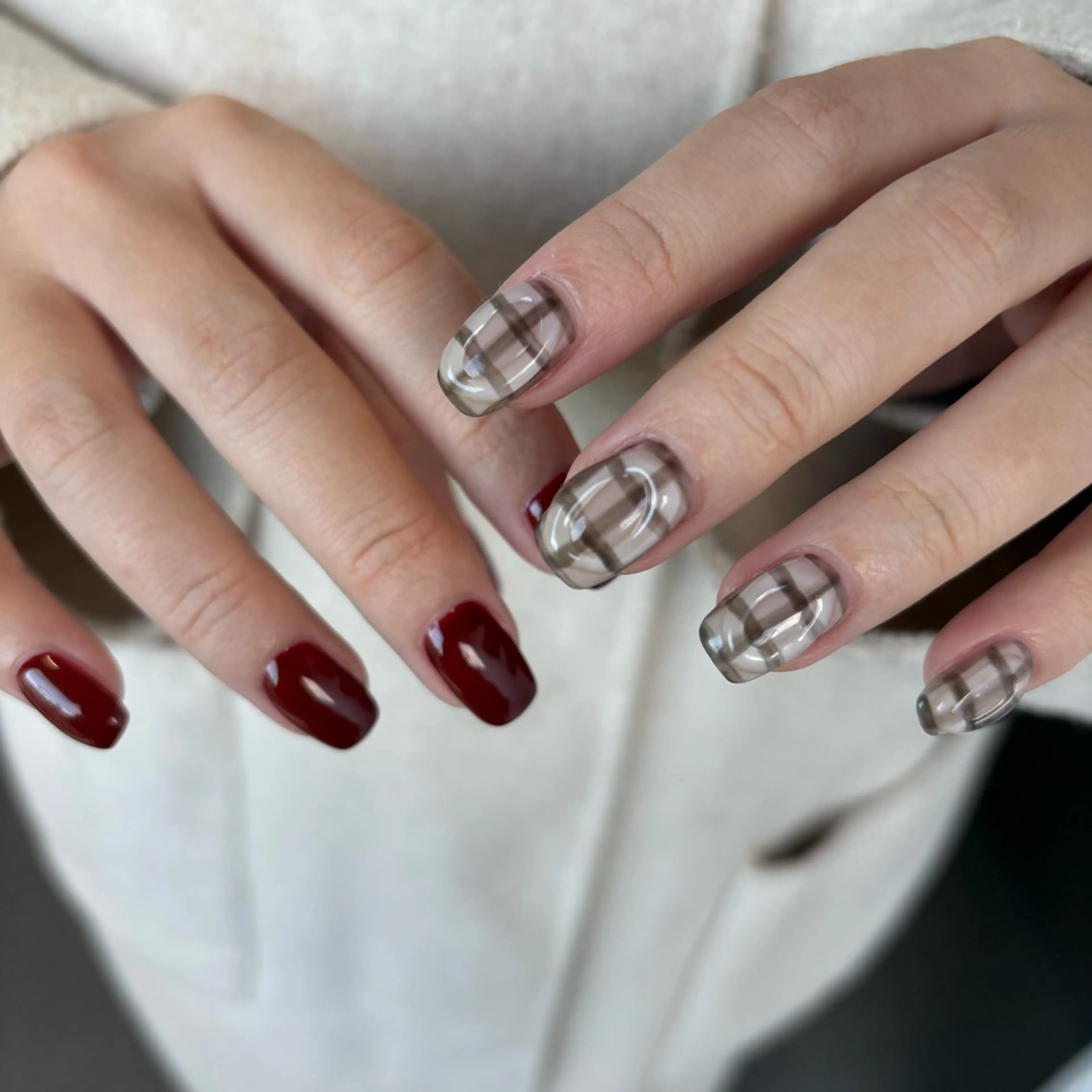 ネイル アートネイル ハンドネイル カメレオン京橋🌻 草葉由佳のネイルデザイン