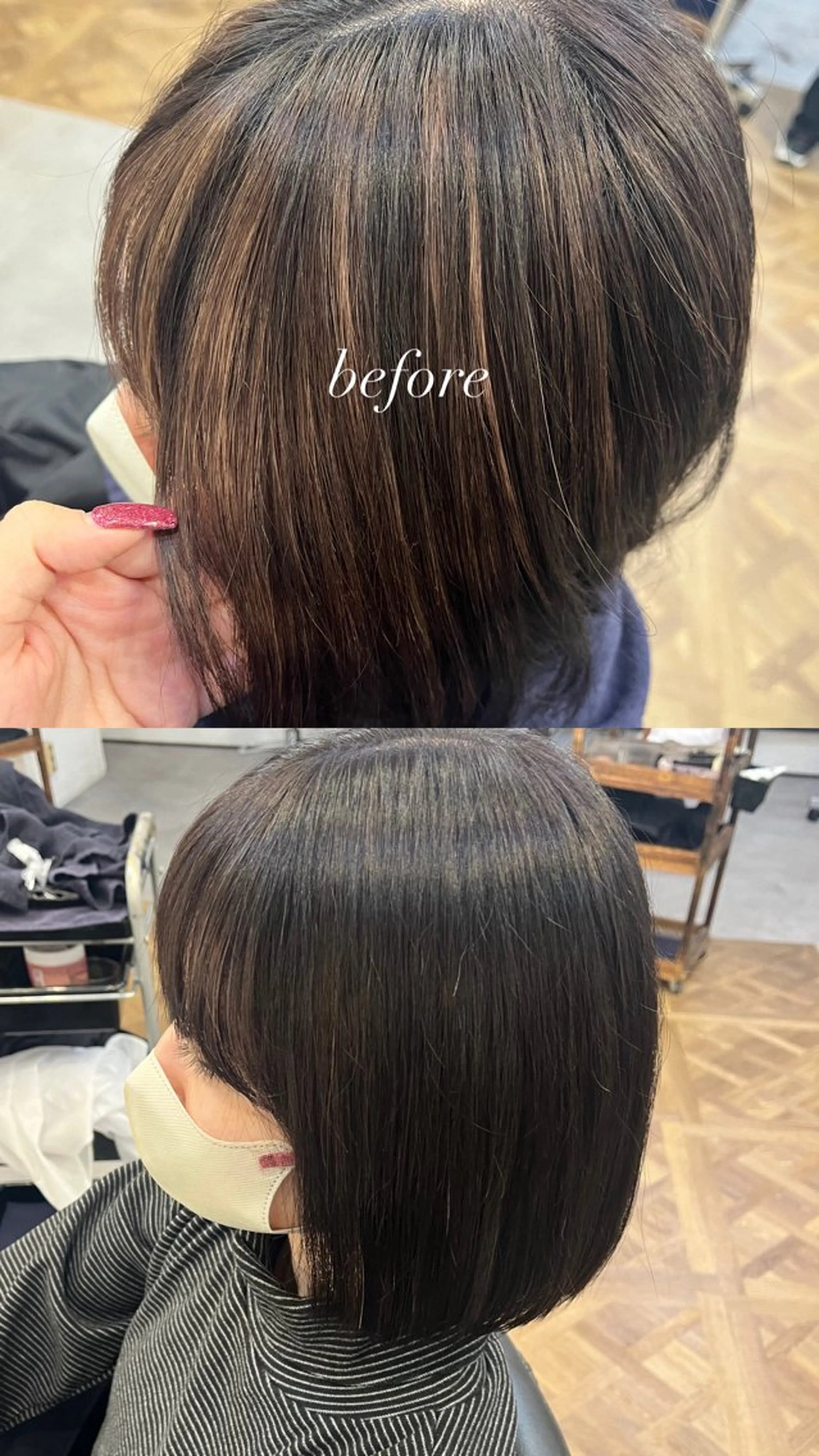 ショート カラー 黒川 綾音のヘアスタイル