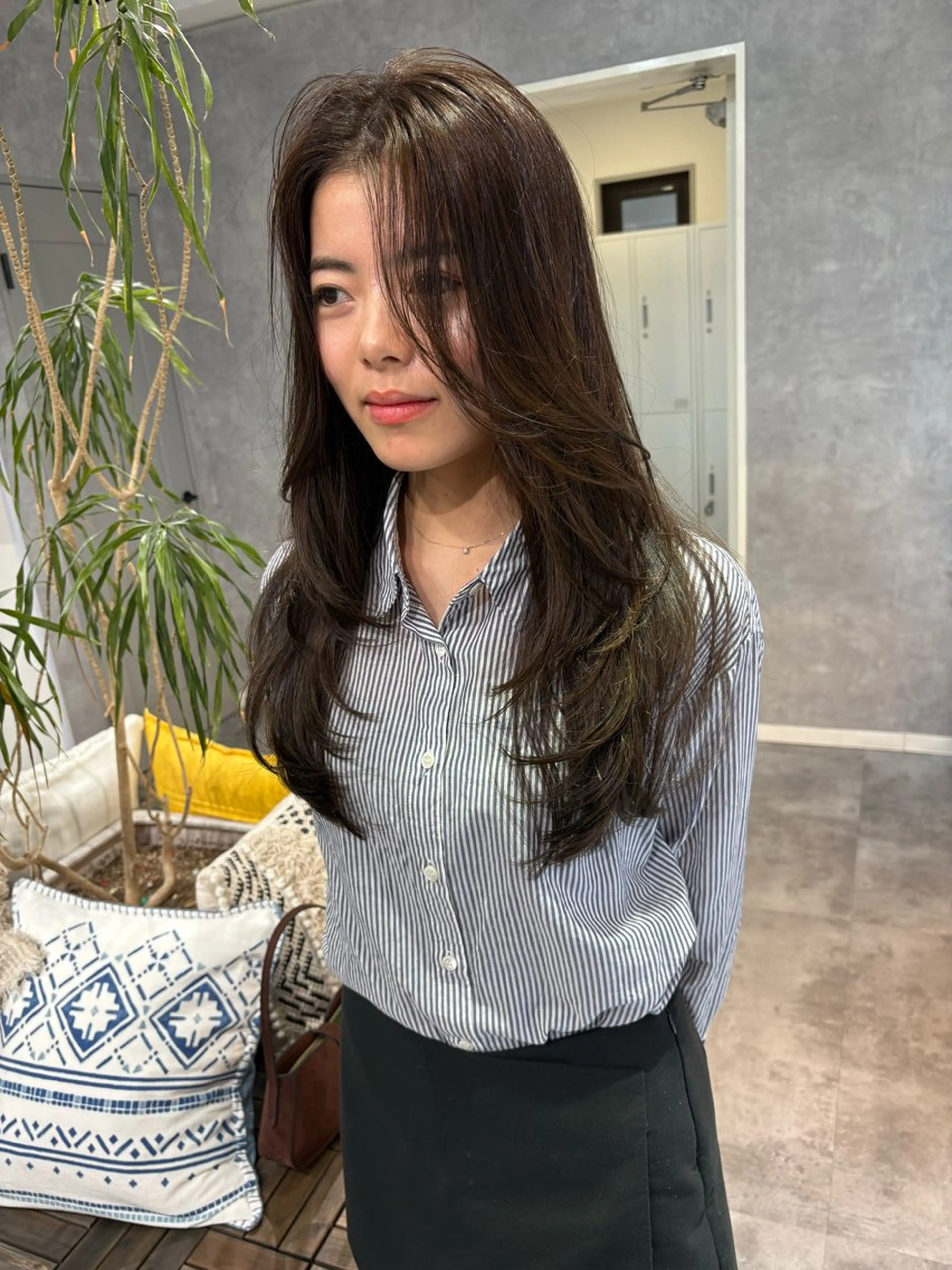 ロング 髪質改善 レイヤーカット カット ヘアカラー 海外ヘアー 山村拓士のヘアスタイル