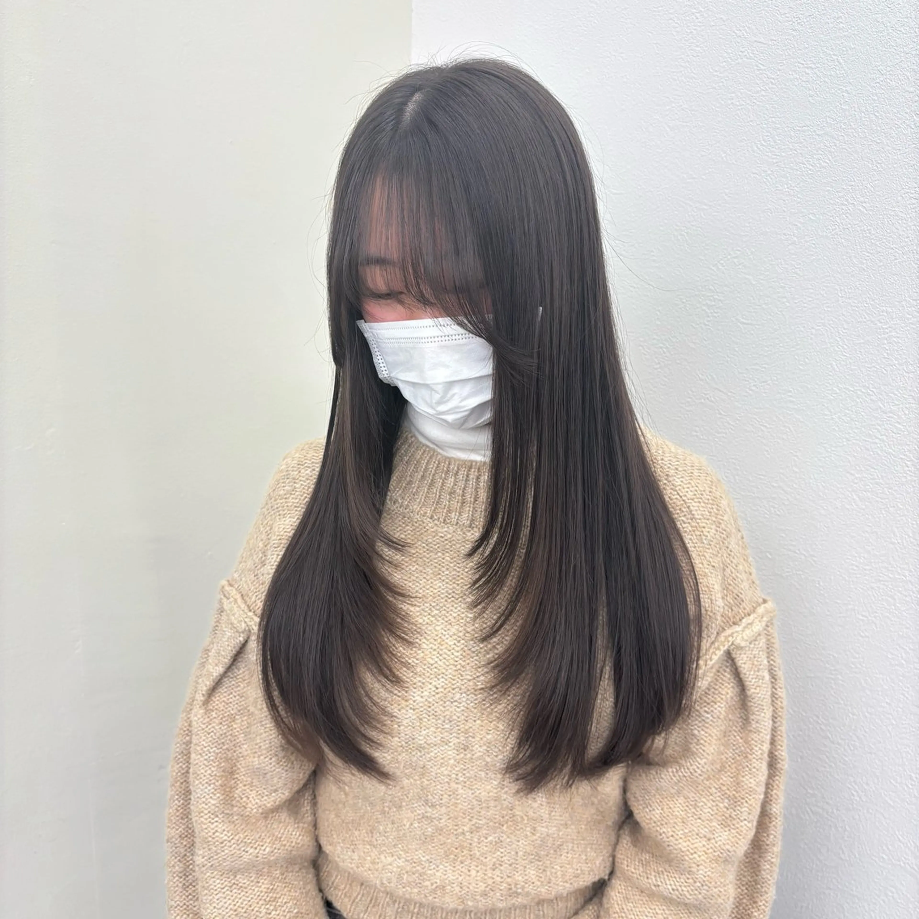 ロング ハイレイヤー レイヤーカット カット AI TOKYO Ayanoのヘアスタイル