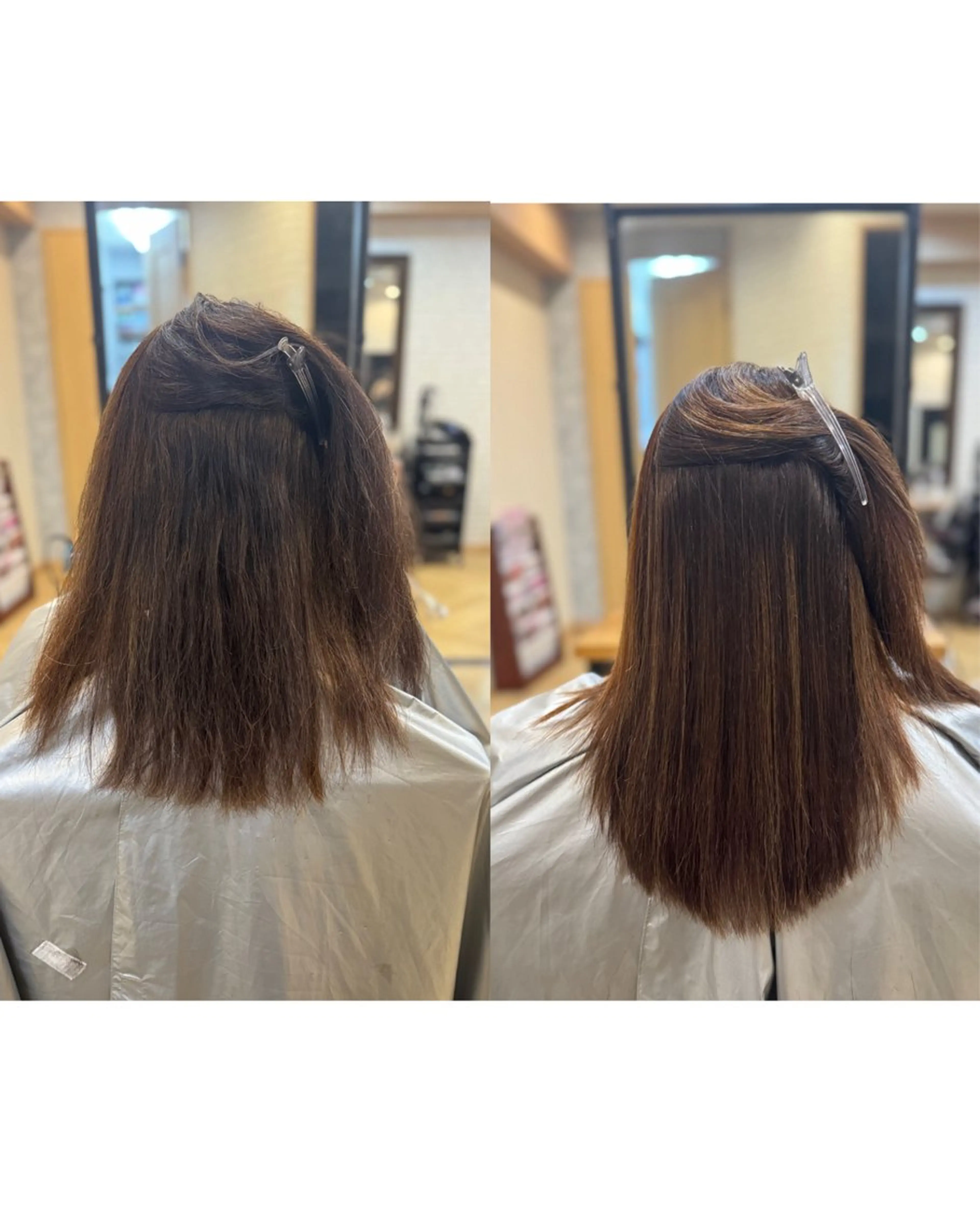 ロング 縮毛矯正 m sakiのヘアスタイル