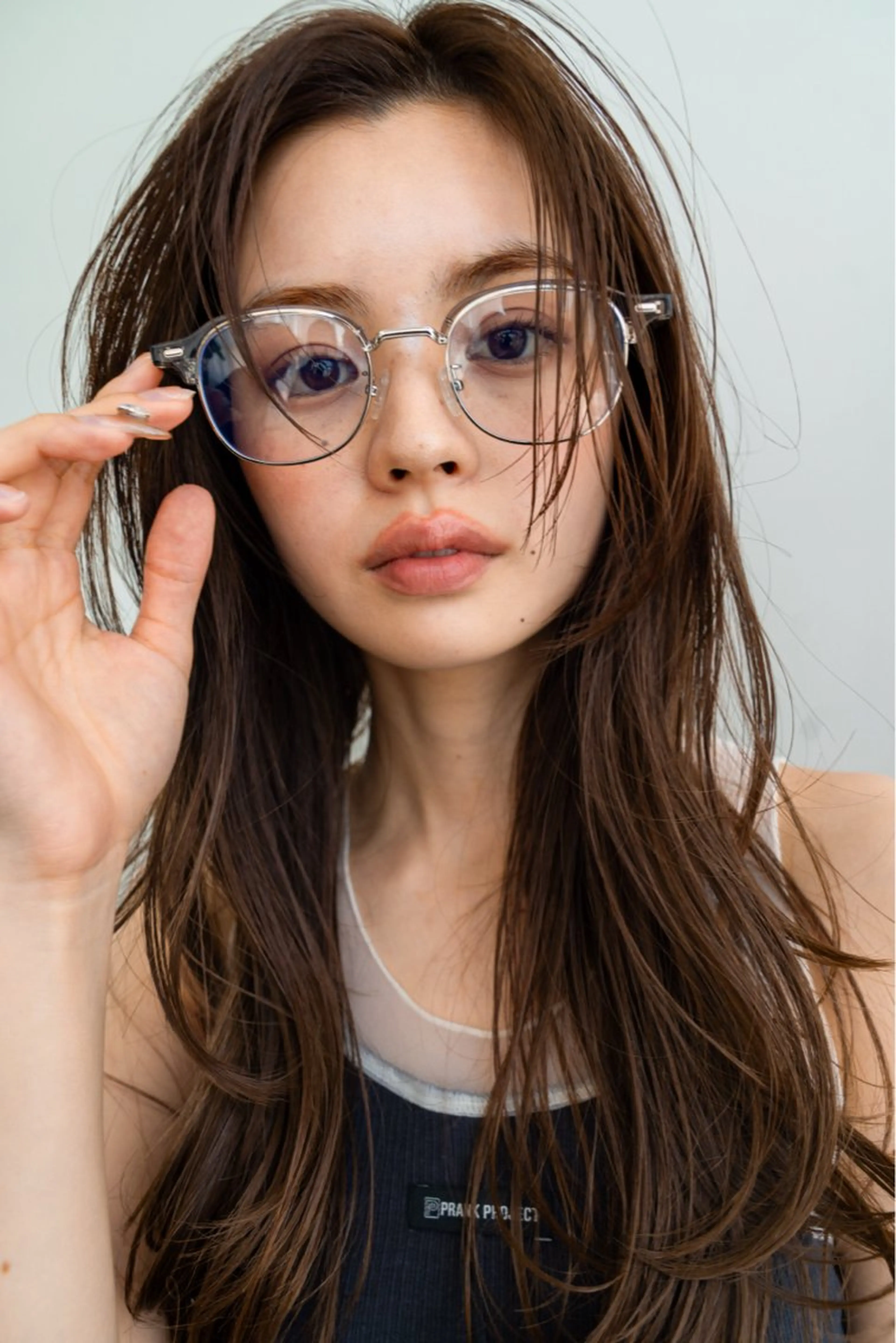 ロング カラー カット ヘアカラー トリートメント レイヤー/ 透明感カラー/マドカのヘアスタイル