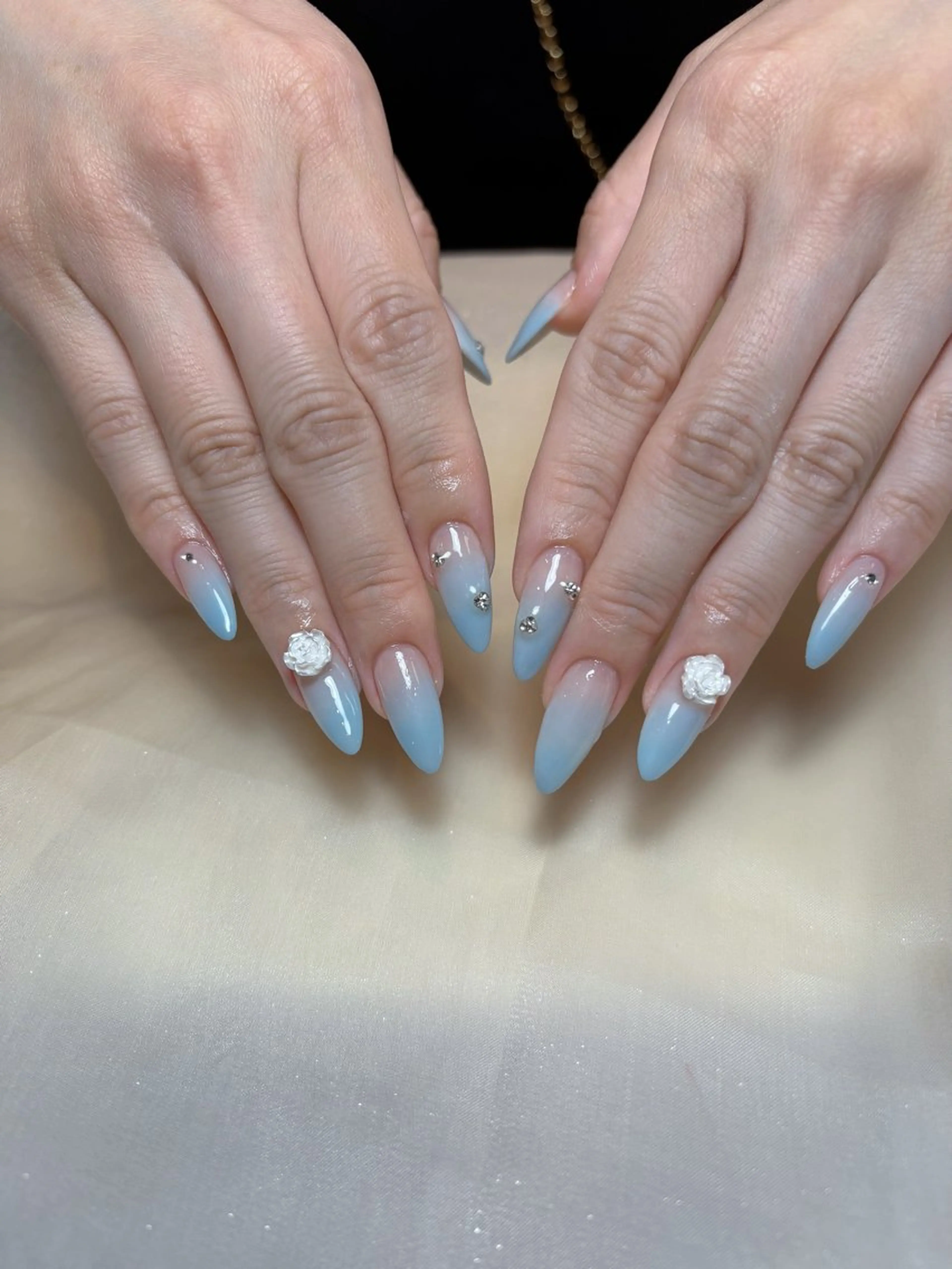 ネイル ハンドネイル Z.Nailアクリル &チップ長さだし専用のネイルデザイン