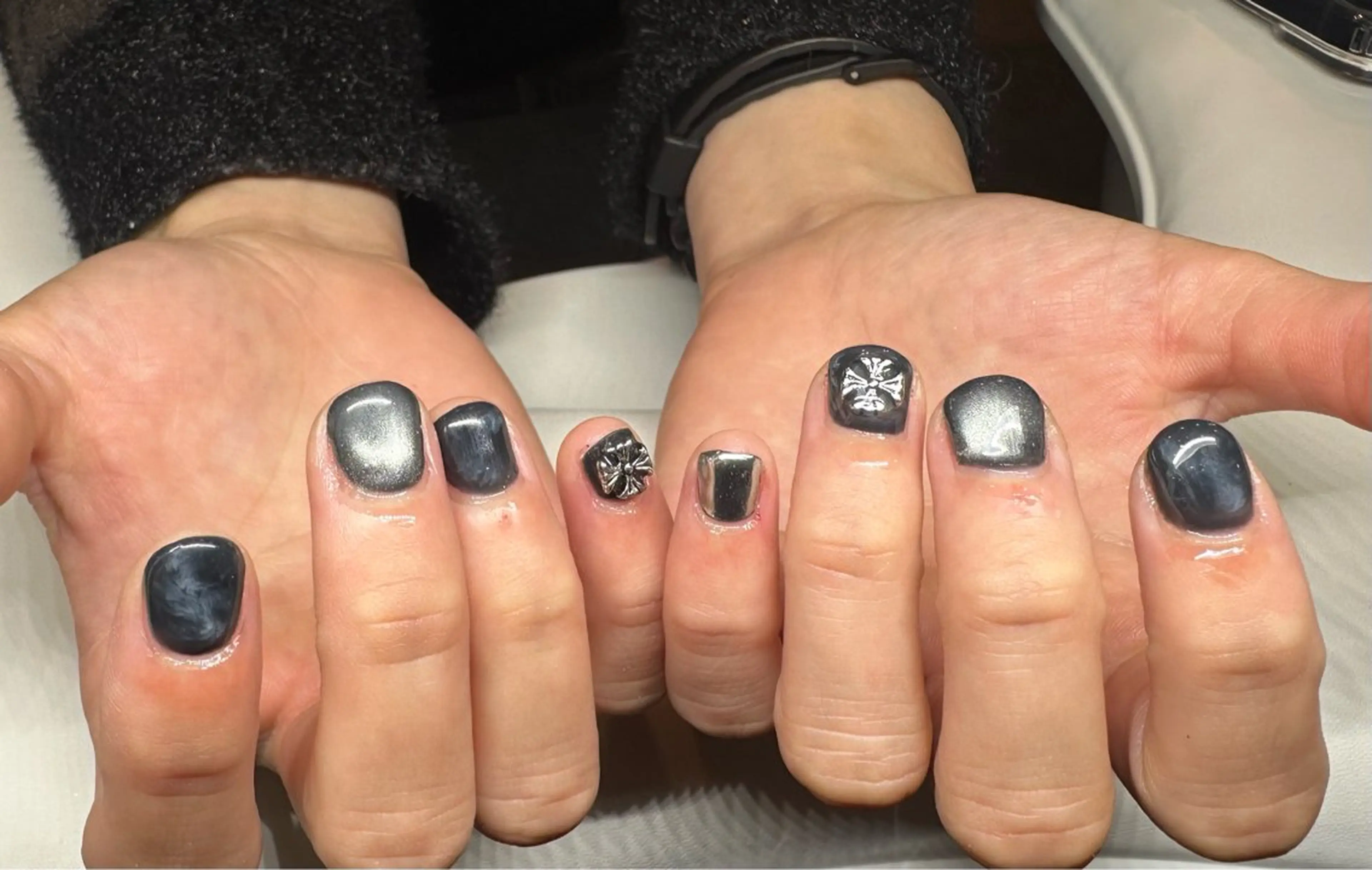 ショート ハンドネイル AKINA NAIL所属・AKINA NAIL Miiのネイルデザイン
