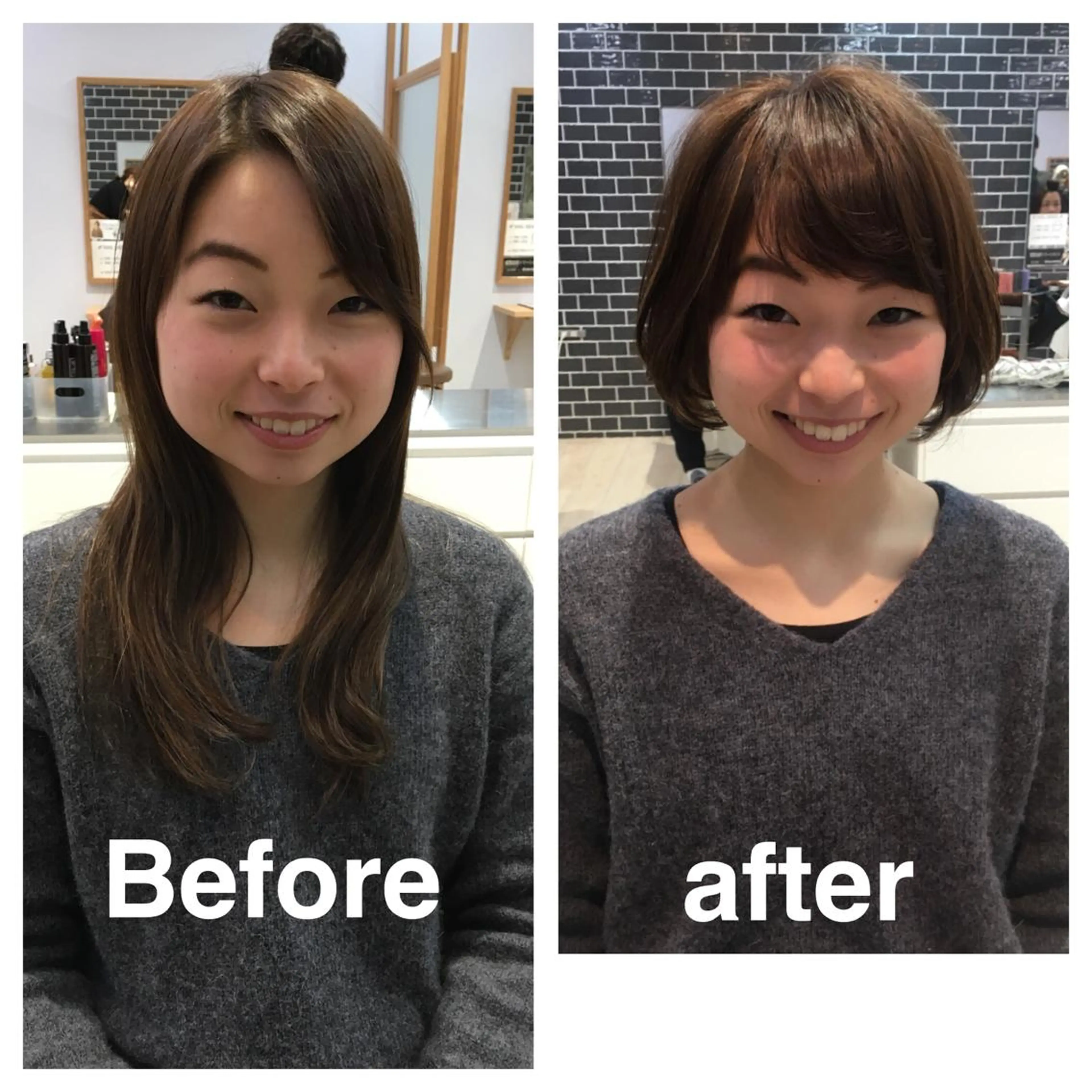 ショート ショートボブ ボブ レイヤーカット ショートヘア サイドバング SALOWIN四条河原町所属・中村 美穂のヘアスタイル