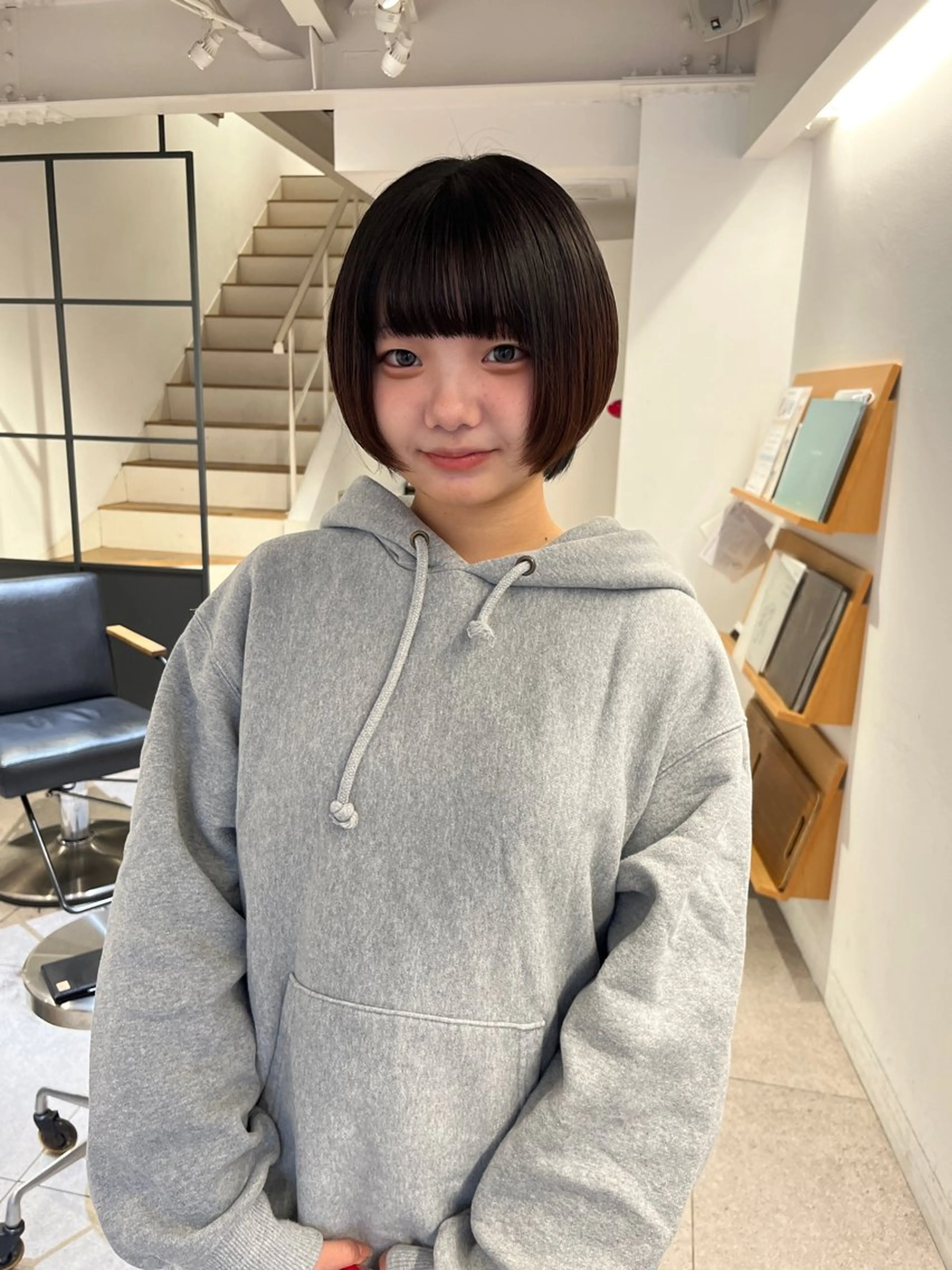 short bob cutの写真