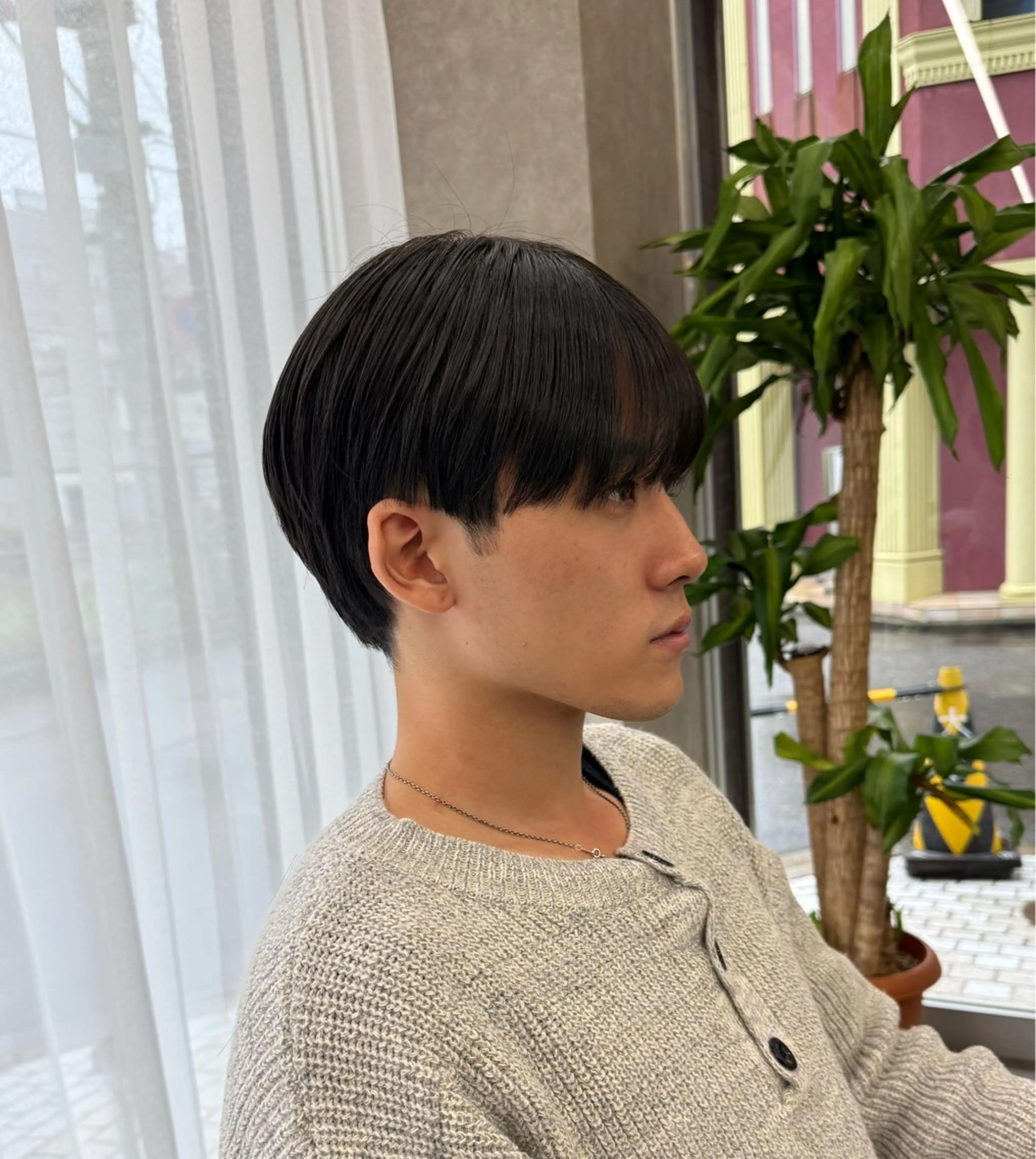 メンズ カット 縮毛矯正  ︎︎ 楓のヘアスタイル