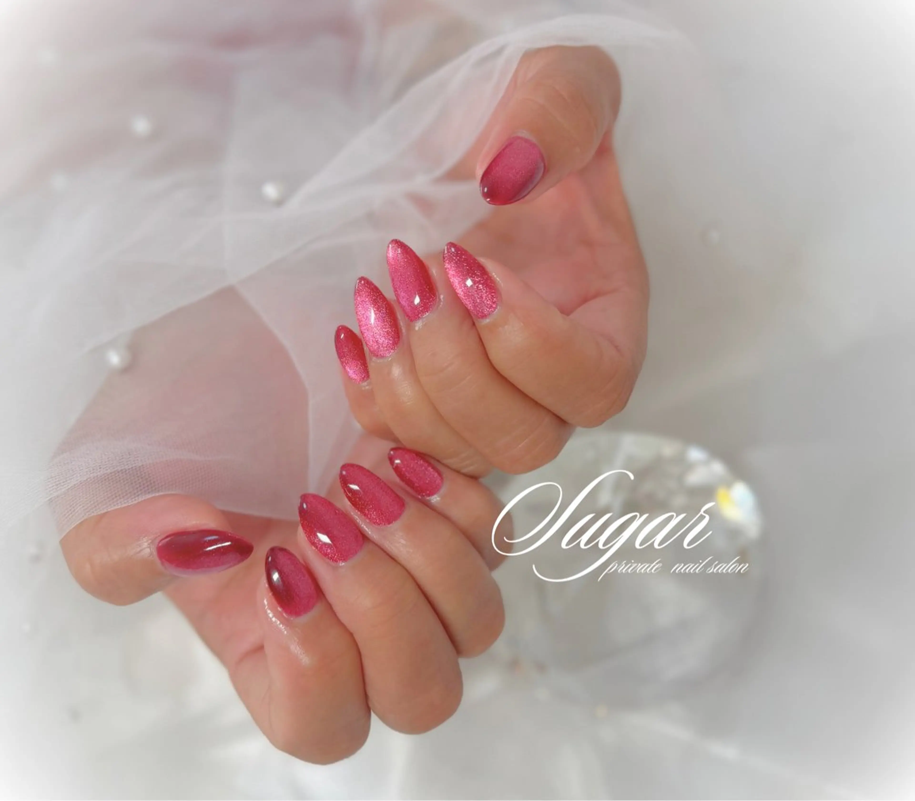ネイル マグネットネイル ハンドネイル Nail salon Sugarのネイルデザイン
