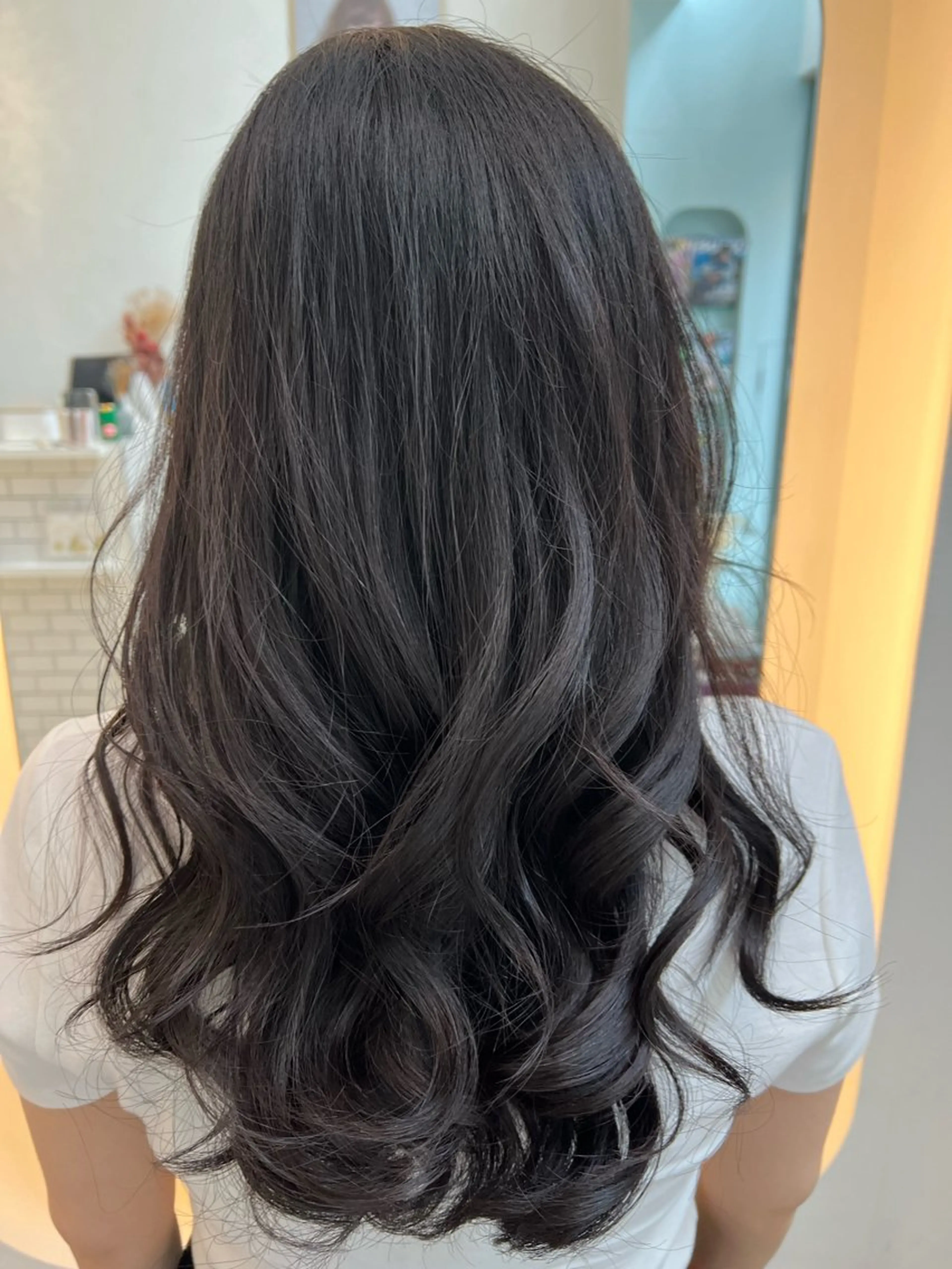 ミディアム カラー カット 堀井 凌平のヘアスタイル