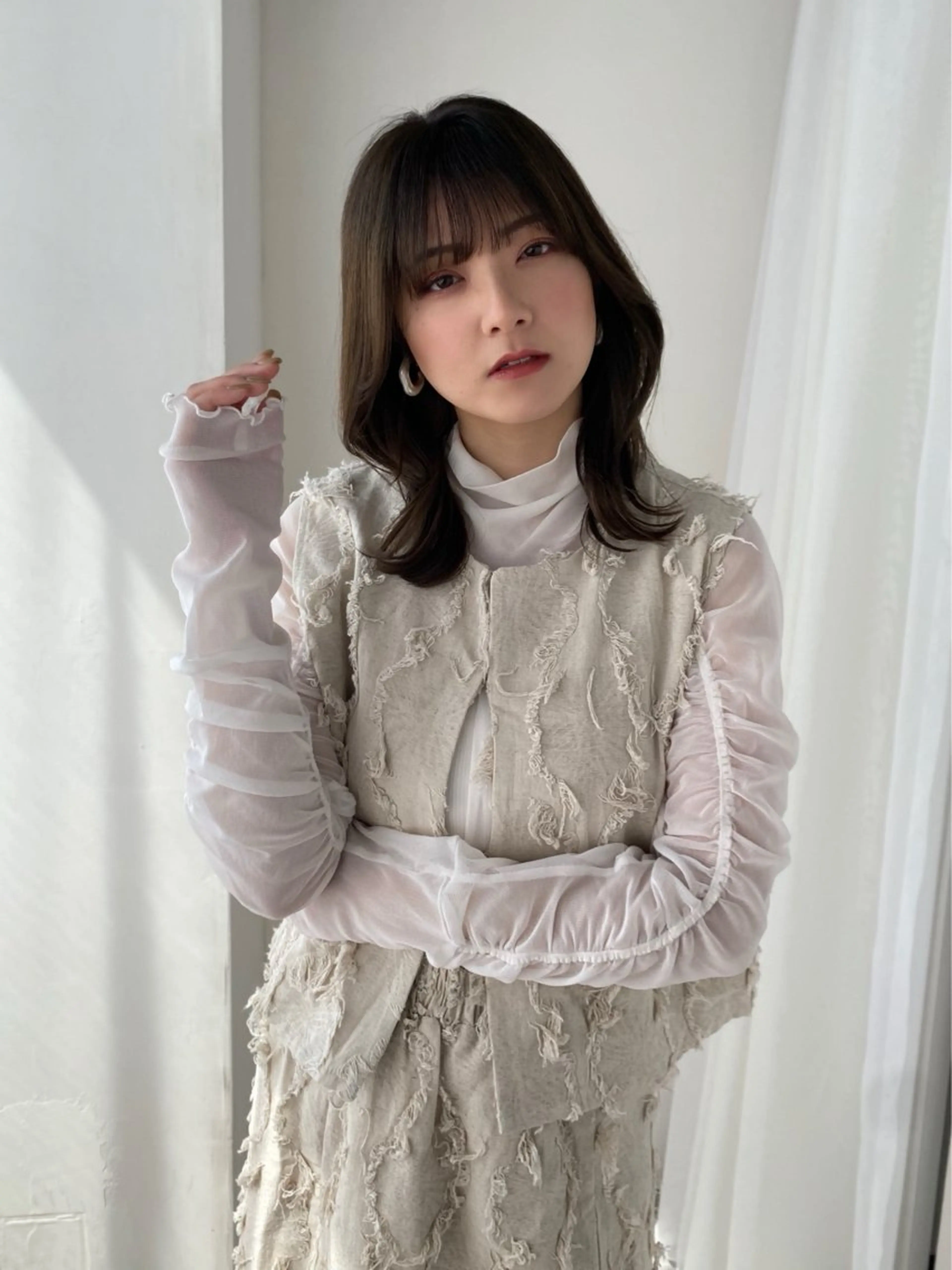 ミディアム カラー Ash中目黒店 榊間茜のヘアスタイル