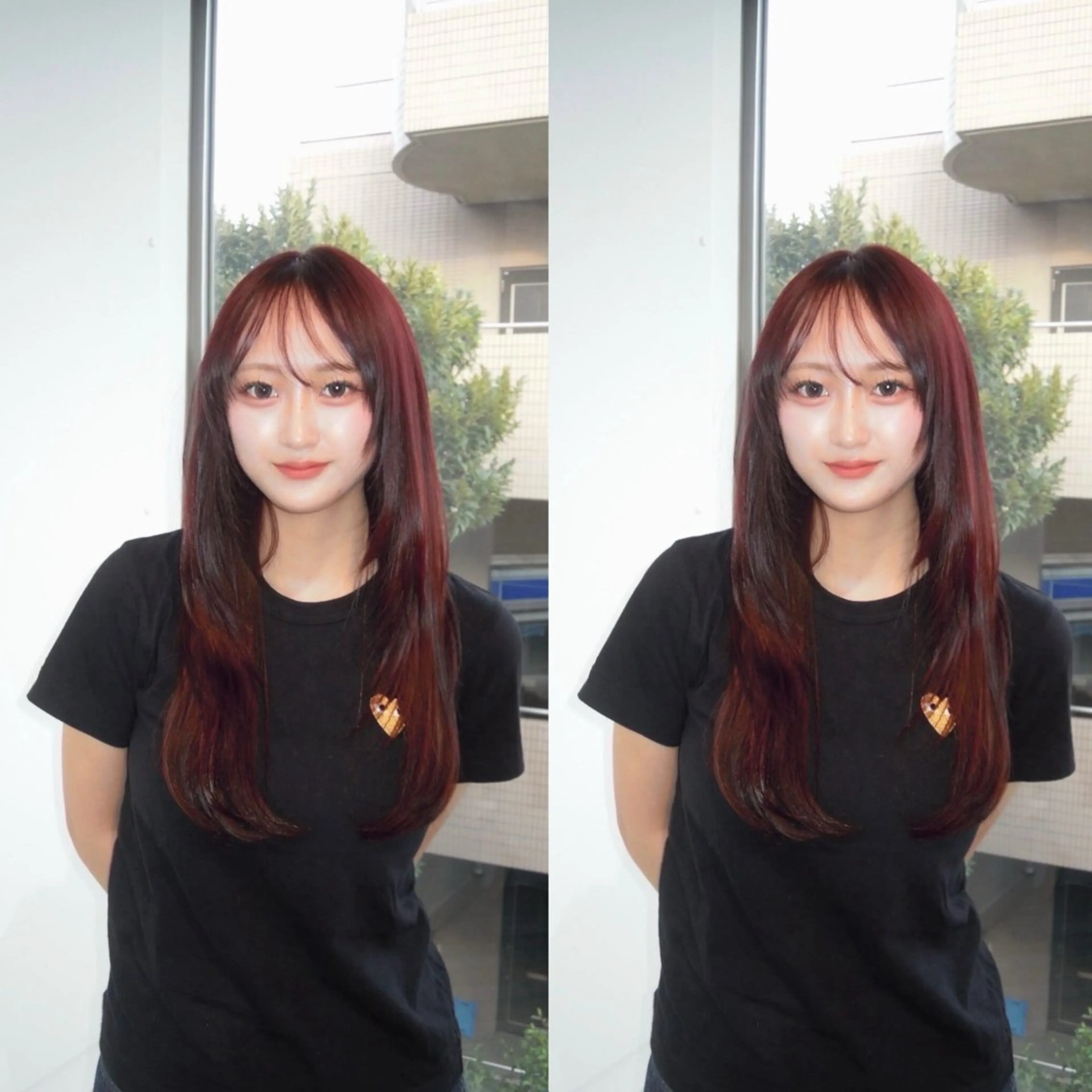 カラー 🎀すず🎀 白楽駅・神奈川大学のヘアスタイル