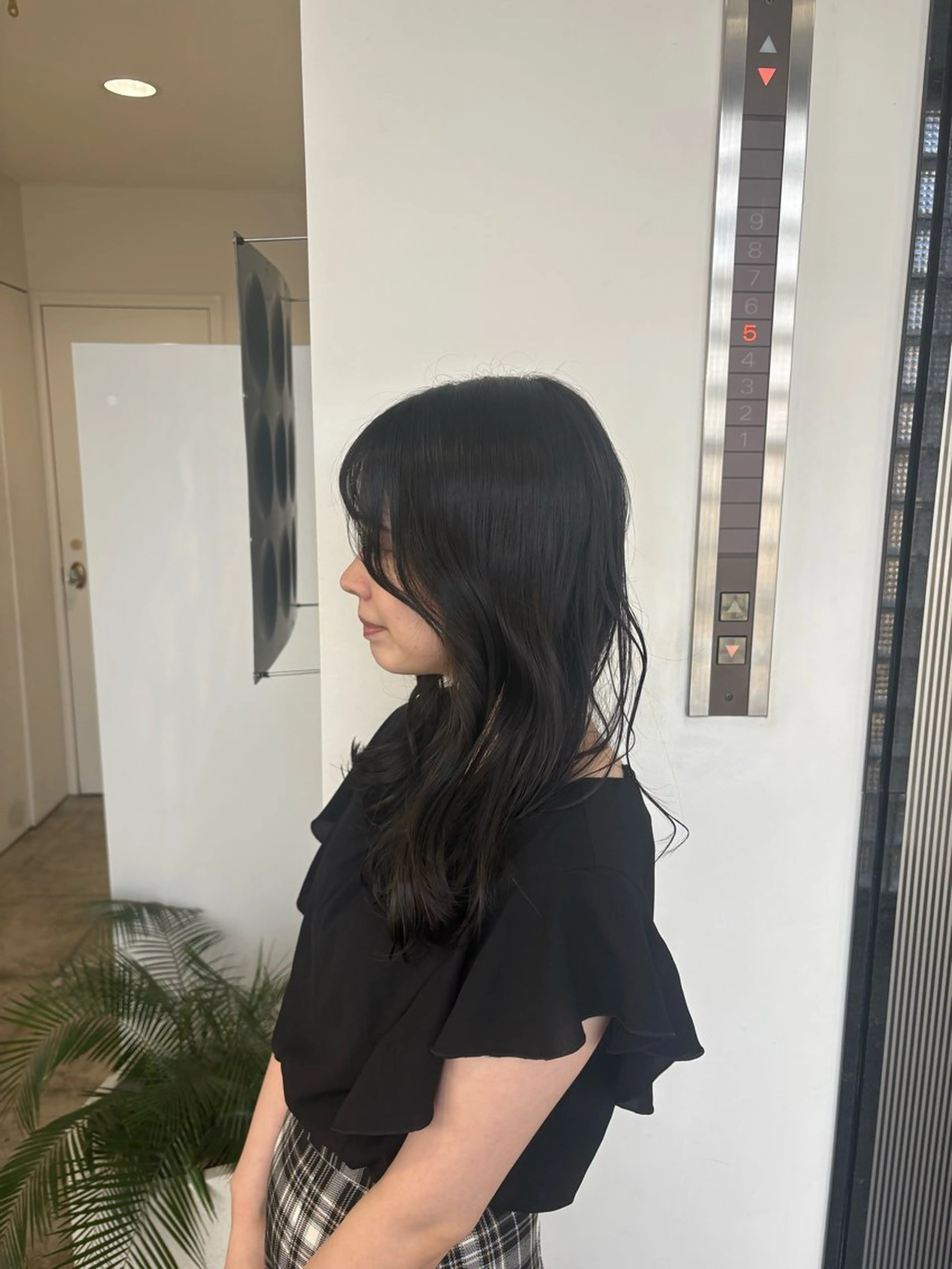 ロング カラー くびれヘア カット ヘアカラー トリートメント Jr.スタイリスト ヨシノヒメカのヘアスタイル