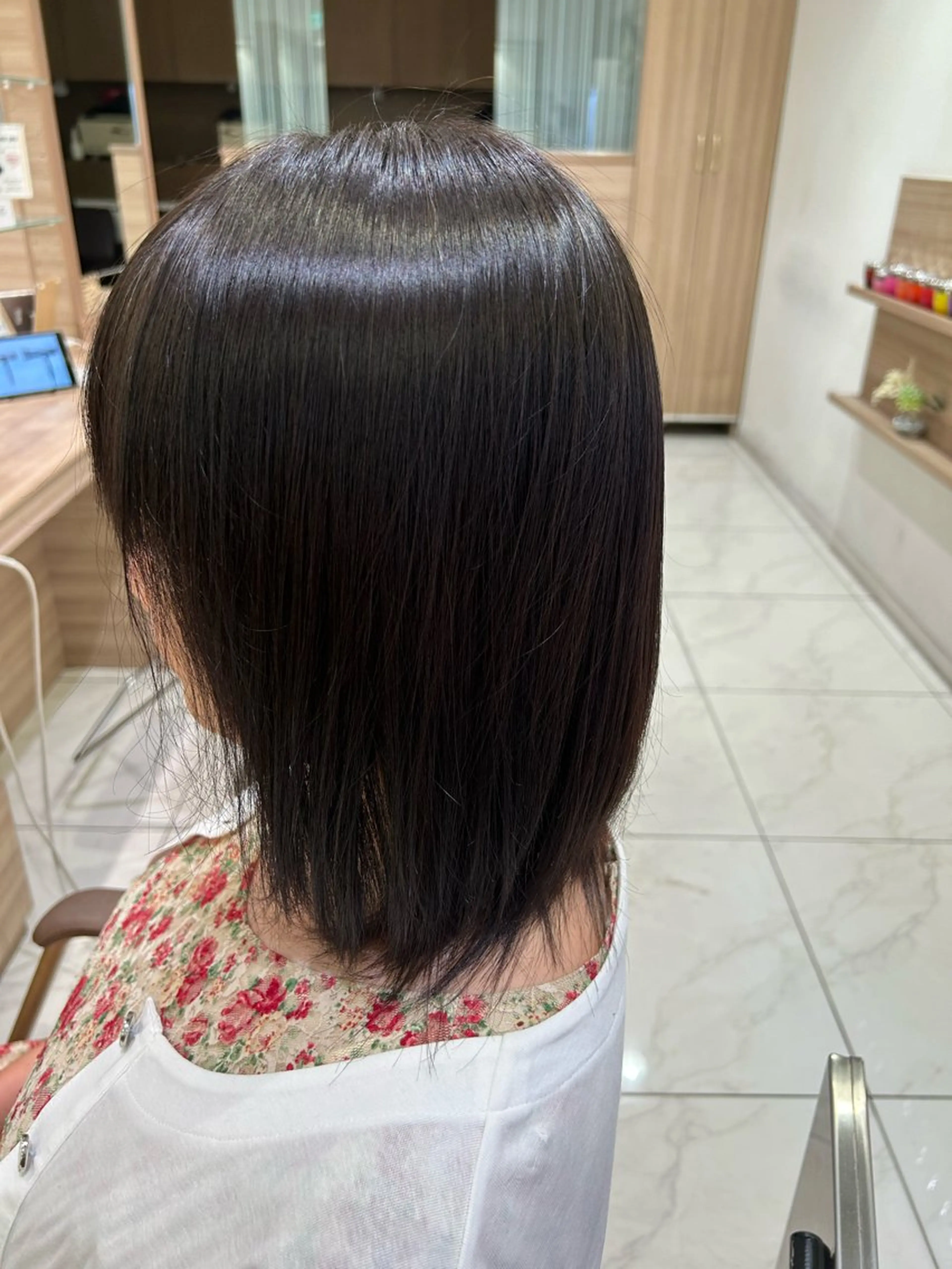 ミディアム 縮毛矯正 縮毛募集中🔥 小平悠人のヘアスタイル