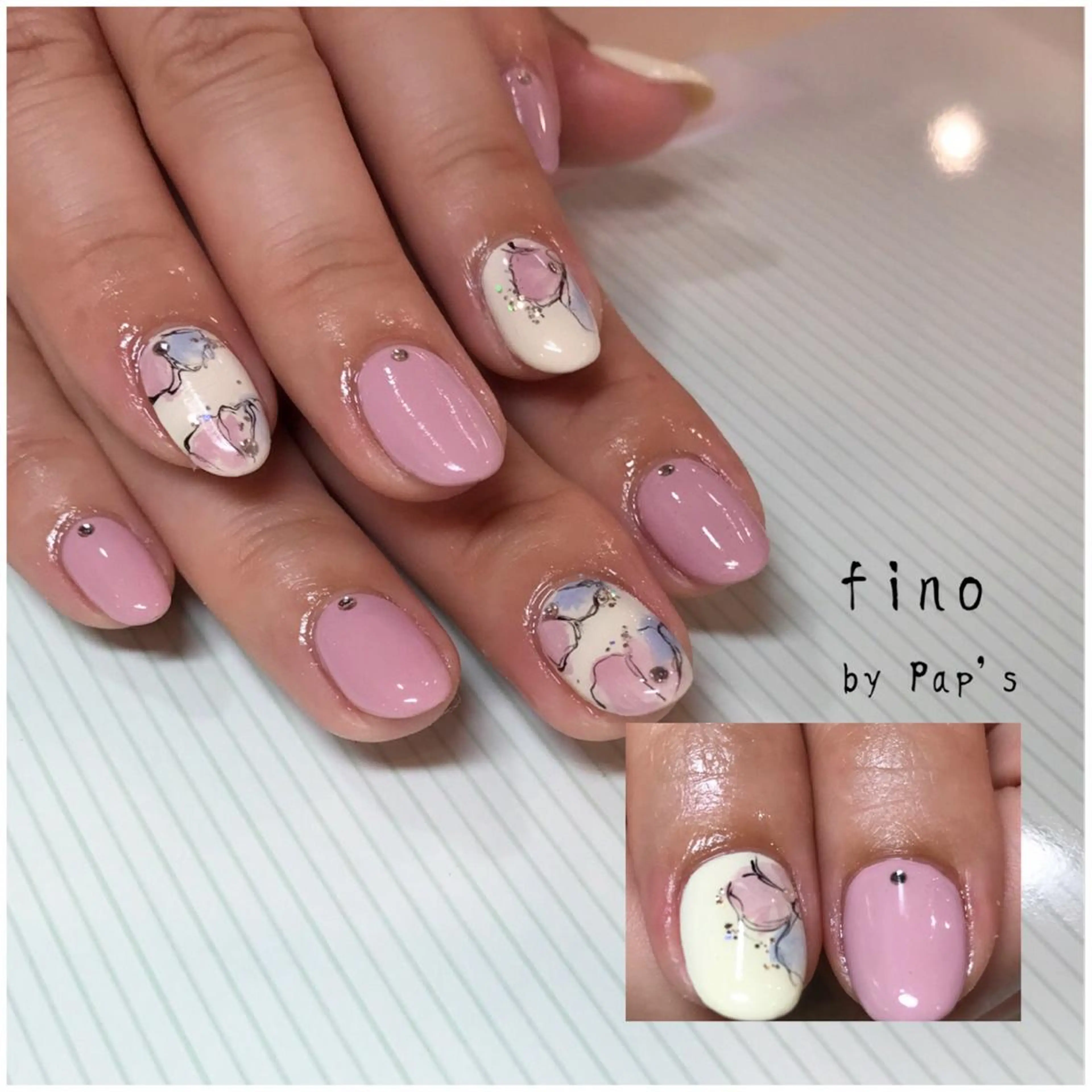 ネイル fino by Pap's所属・西畠 真由美のネイルデザイン