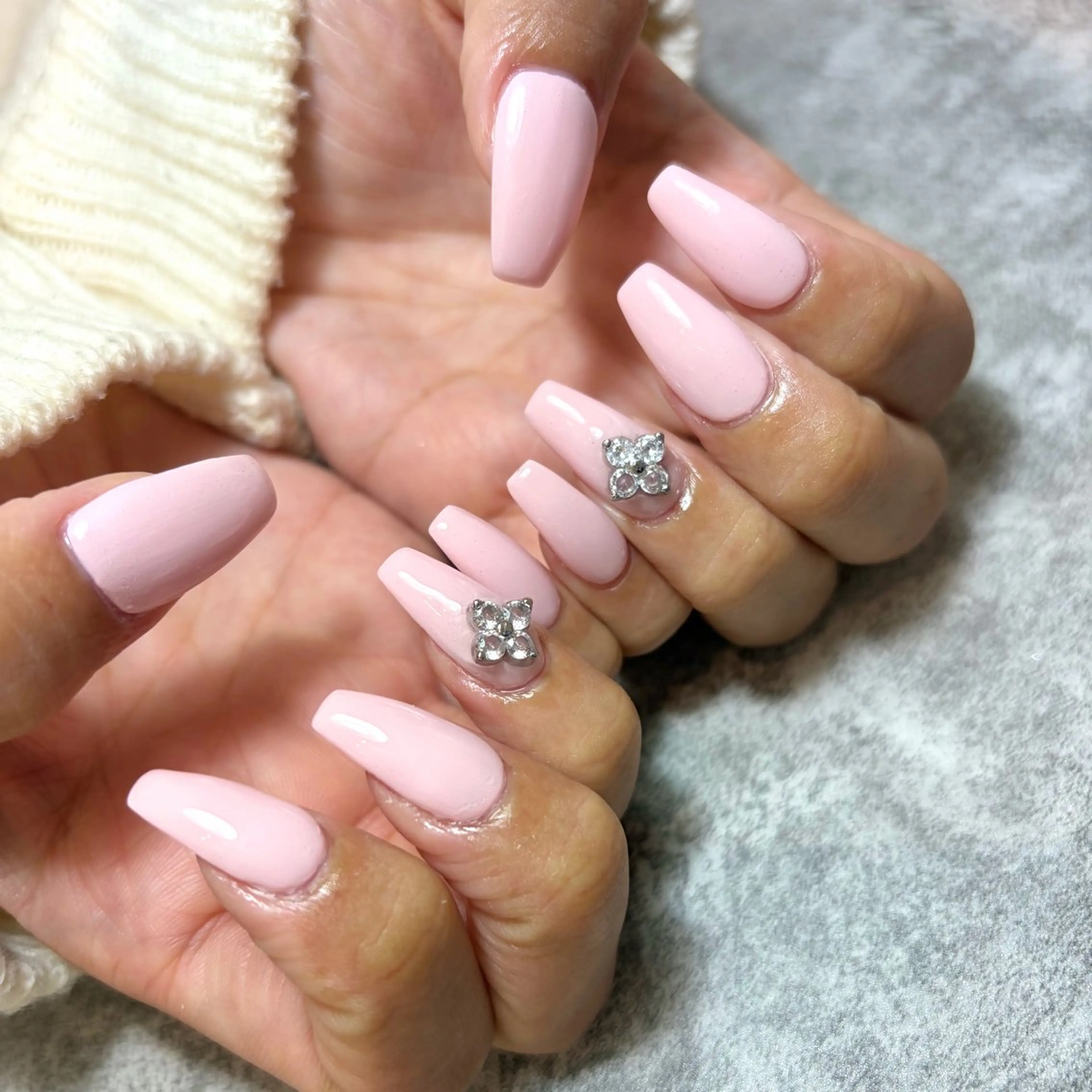 自他店オフ込み🤍(フィルインオフ、丁寧甘皮ケア)ワンカラー💅の写真