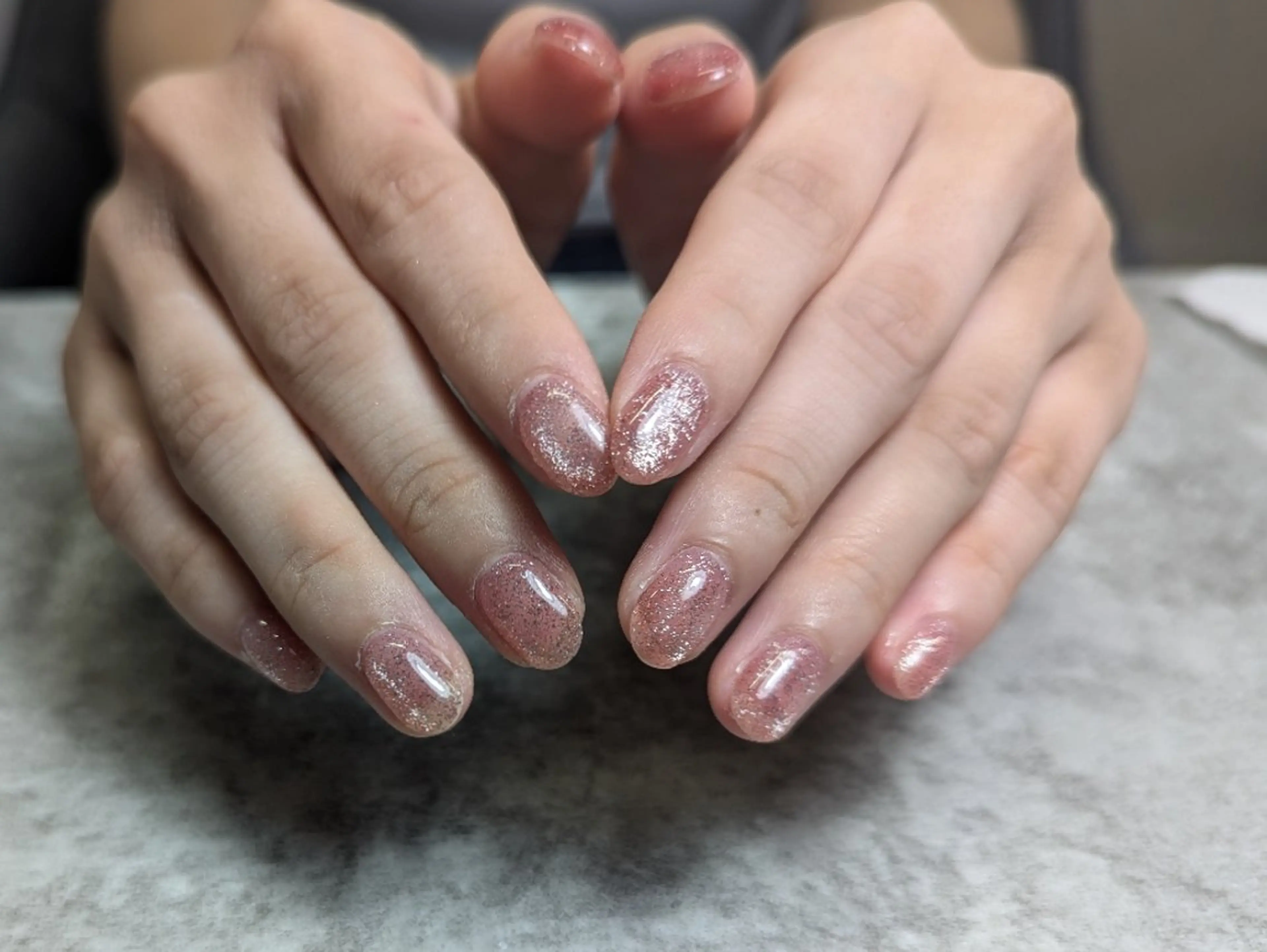 ネイル マグネットネイル マグネットワンカラー ワンカラーネイル salon NICORY武庫之荘所属・ネイリスト 恵美子のネイルデザイン