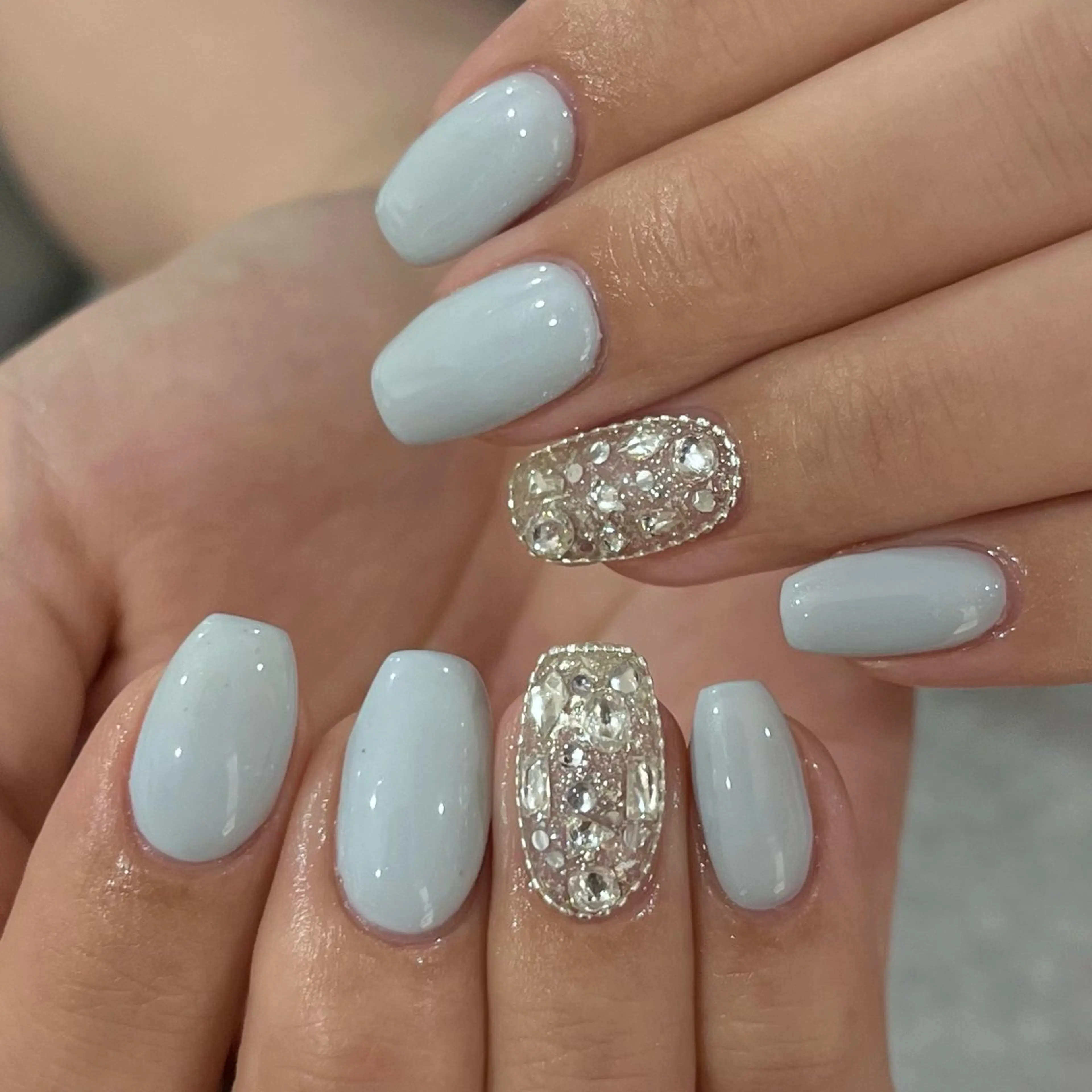 ネイル 韓国ネイル ワンホンネイル ハンドネイル ハンドケア Chang _Nailのネイルデザイン