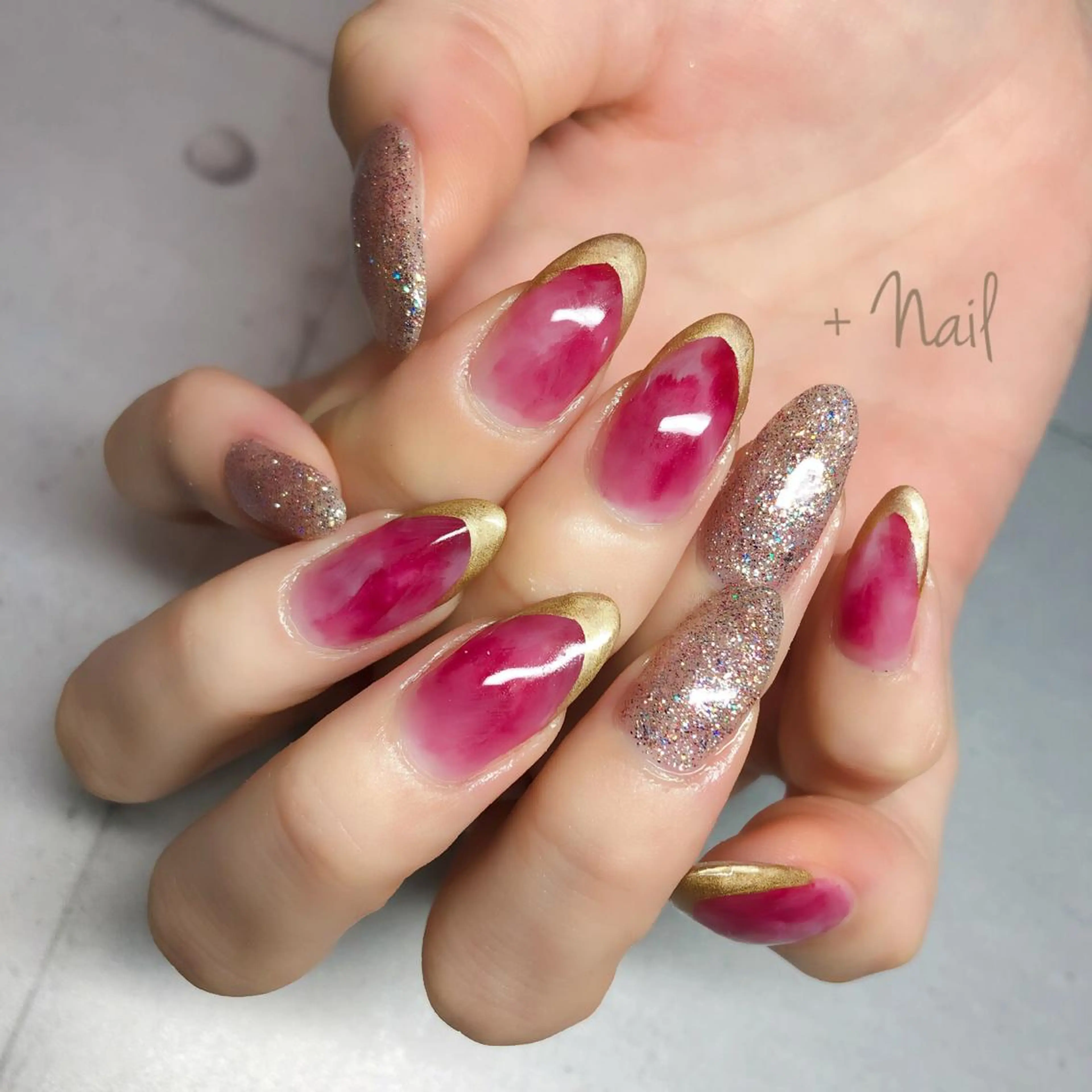 ネイル Aim* 深爪・自爪育成専門店のネイルデザイン