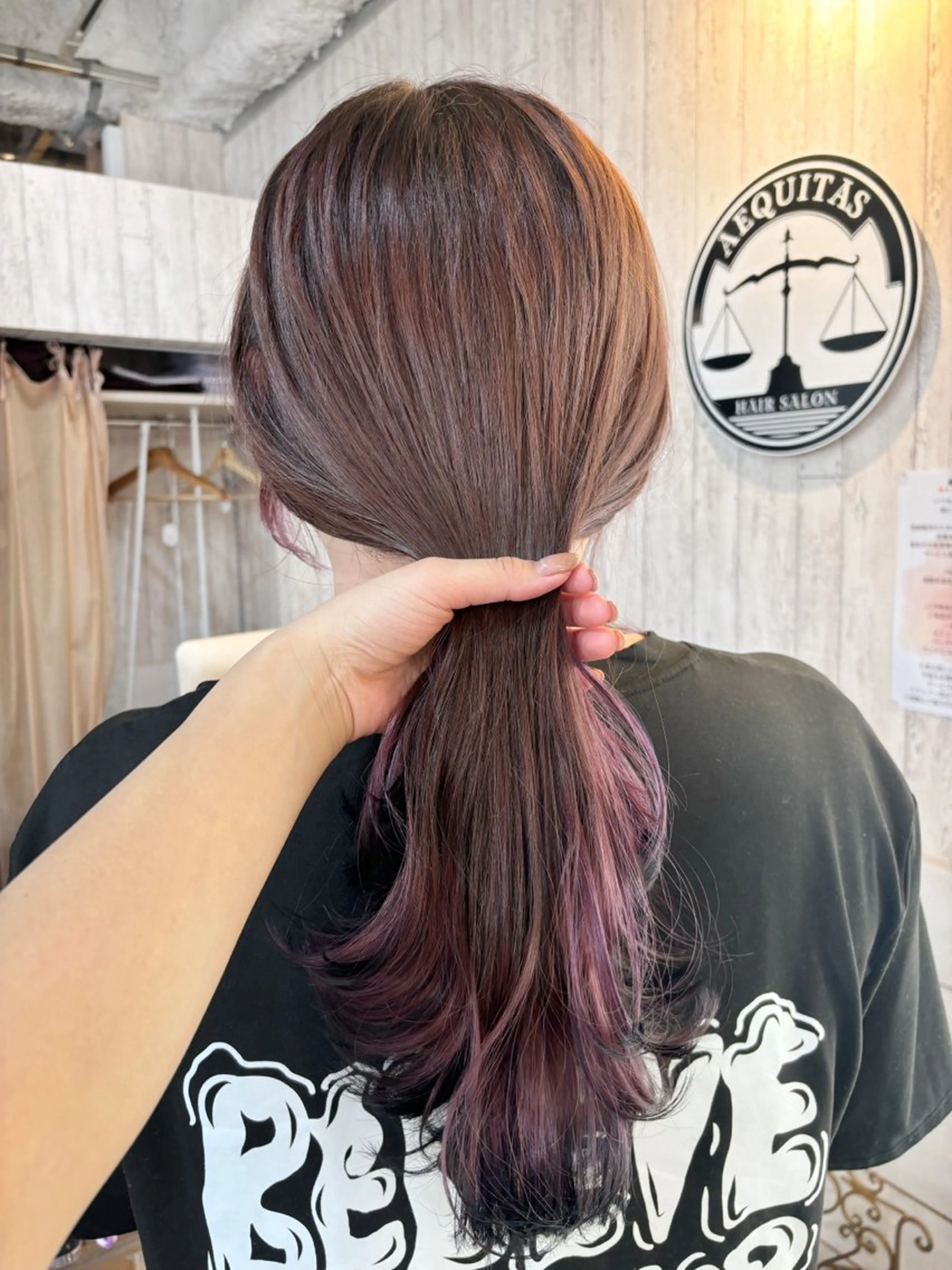 ロング ブリーチなし透明感 カラー✳︎ayaneのヘアスタイル
