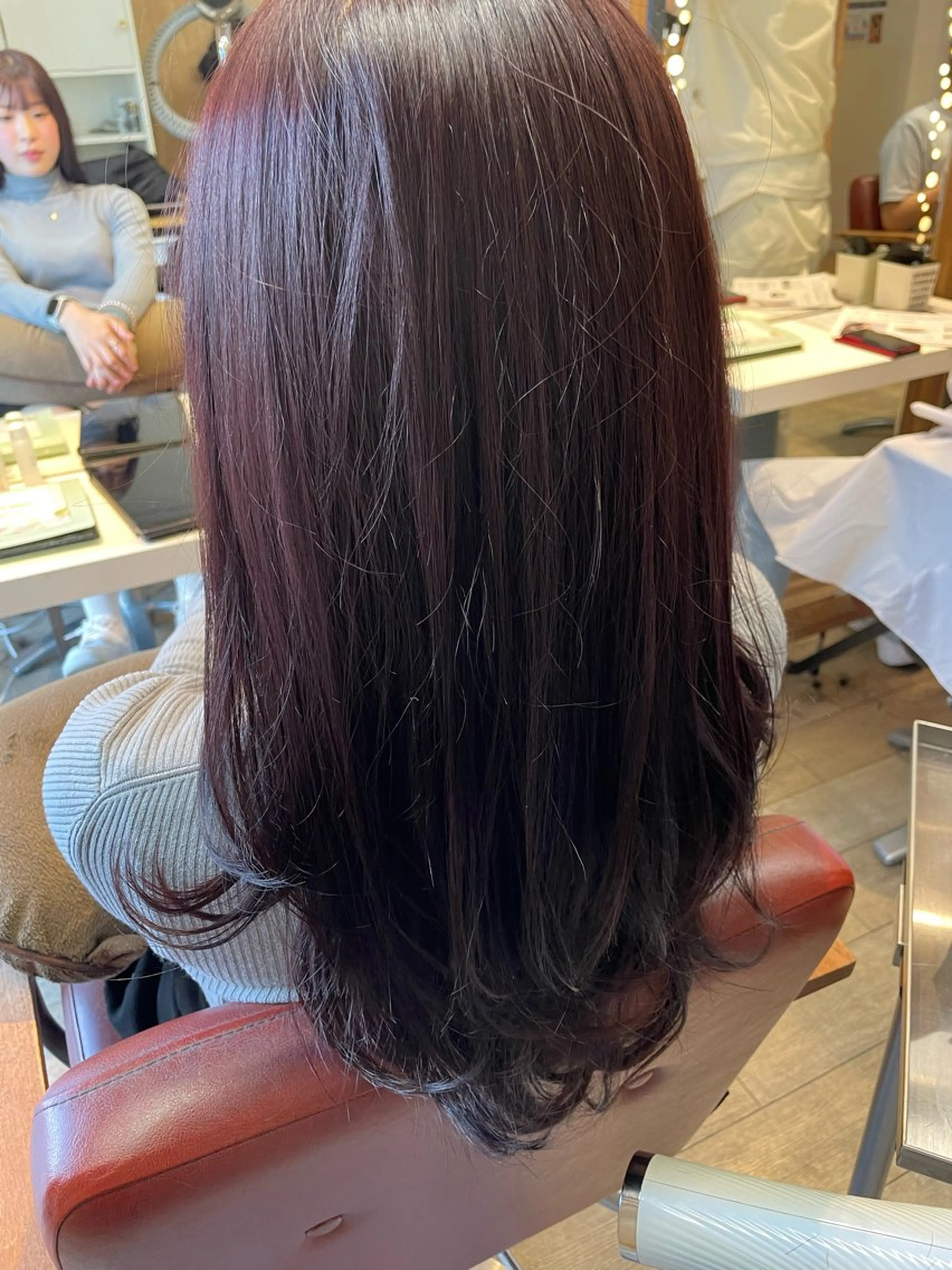 ロング カラー レイヤーカット カット ヘアカラー トリートメント ✨横須賀髪質改善✨️ 加藤 百音のヘアスタイル