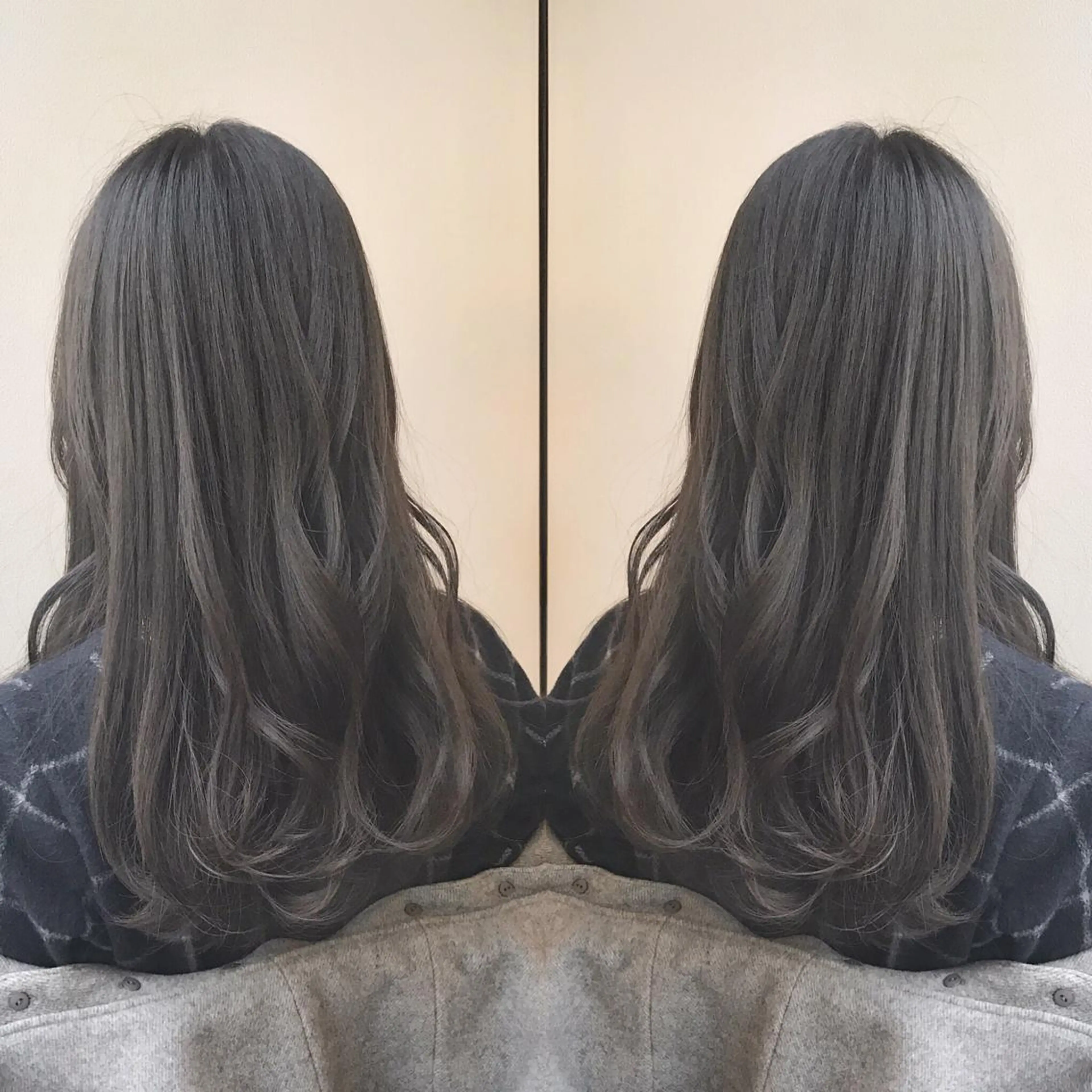 ロング カラー アッシュ ダークアッシュ 艶色&髪質改善 ✨ヨシムラユウシのヘアスタイル