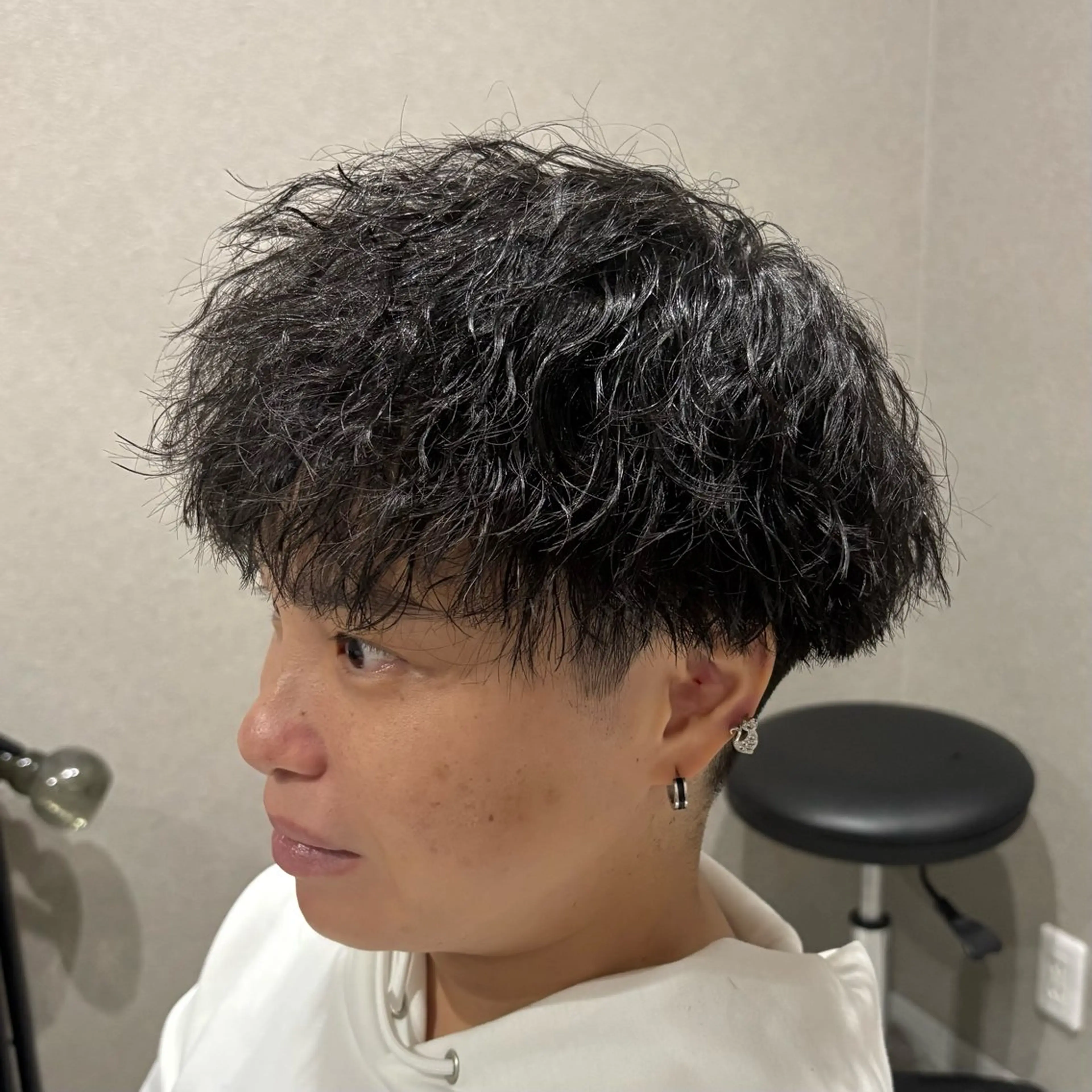 ショート パーマ メンズ メンズパーマ ツイストスパイラルパーマ スパイラルパーマ カット パーマ B TECH by Zen sly所属・中野 静莉のヘアスタイル