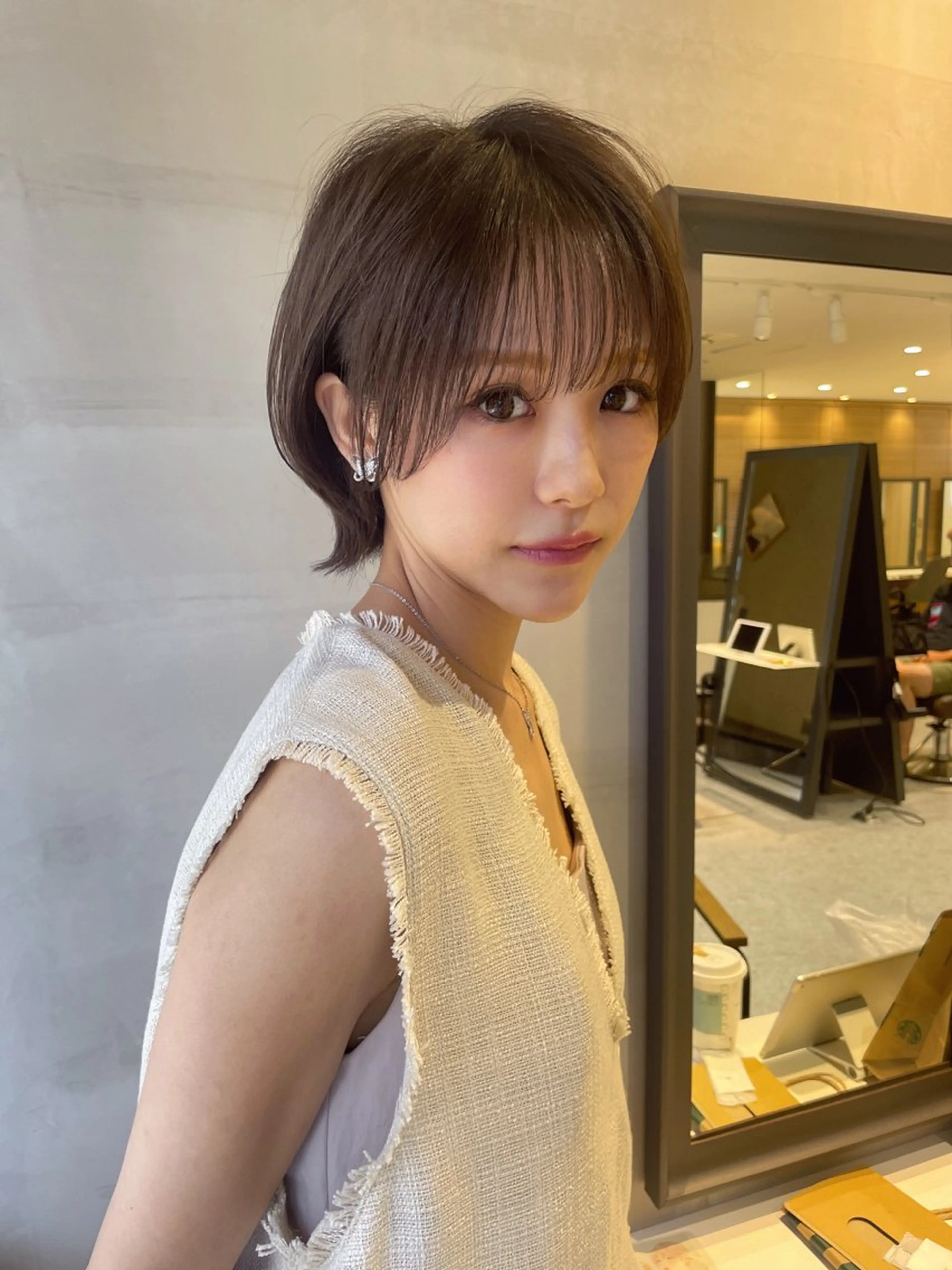 ショート カラー ヘアカラー トリートメント Aster by One Bloom所属・Aster れおん💡⠜のヘアスタイル