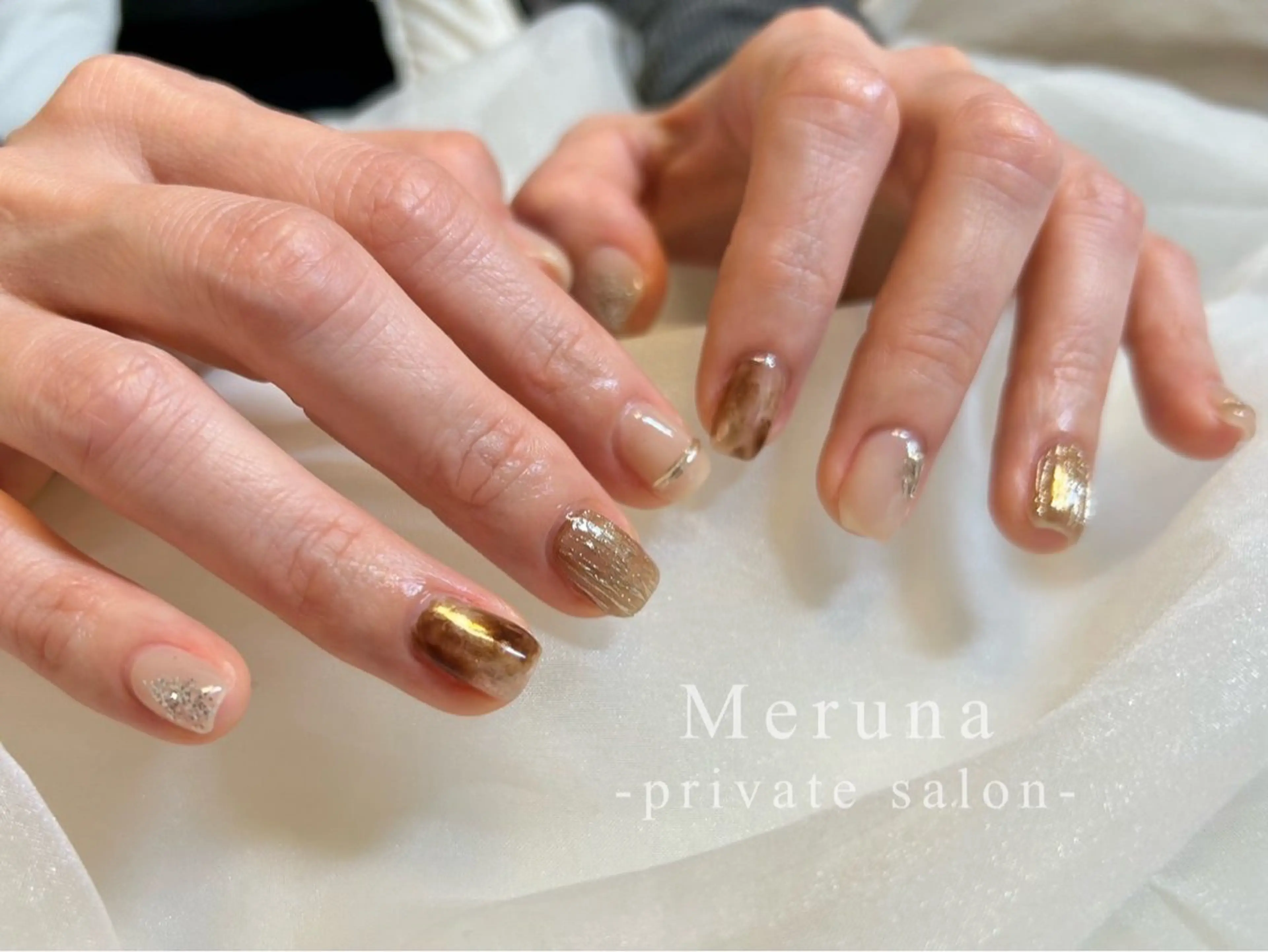 ネイル ハンドネイル Meruna .ﾒﾙｰﾅ.のネイルデザイン