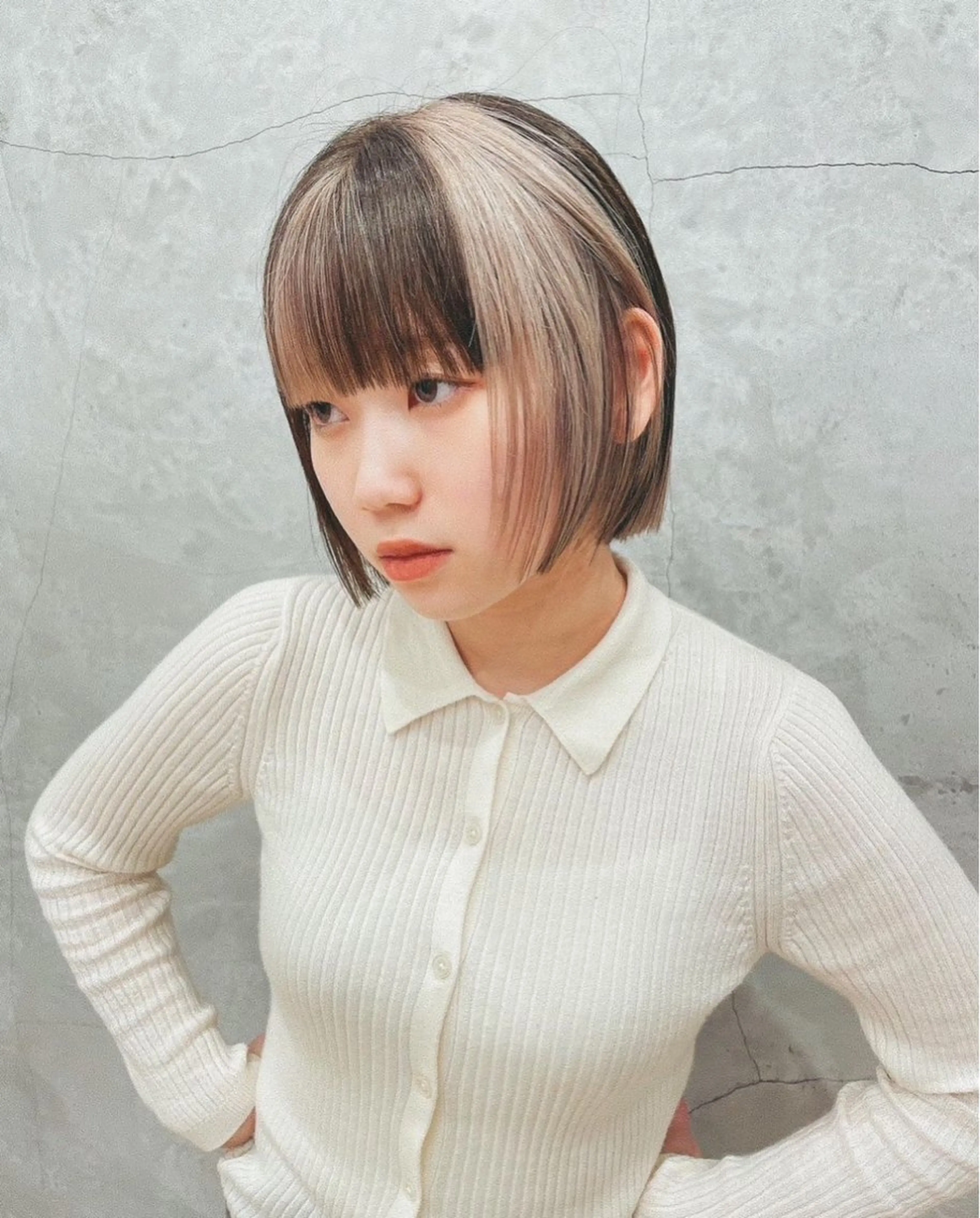 ショート カラー 🌼カットモデル募集 長岡/酒井香奈🌼のヘアスタイル