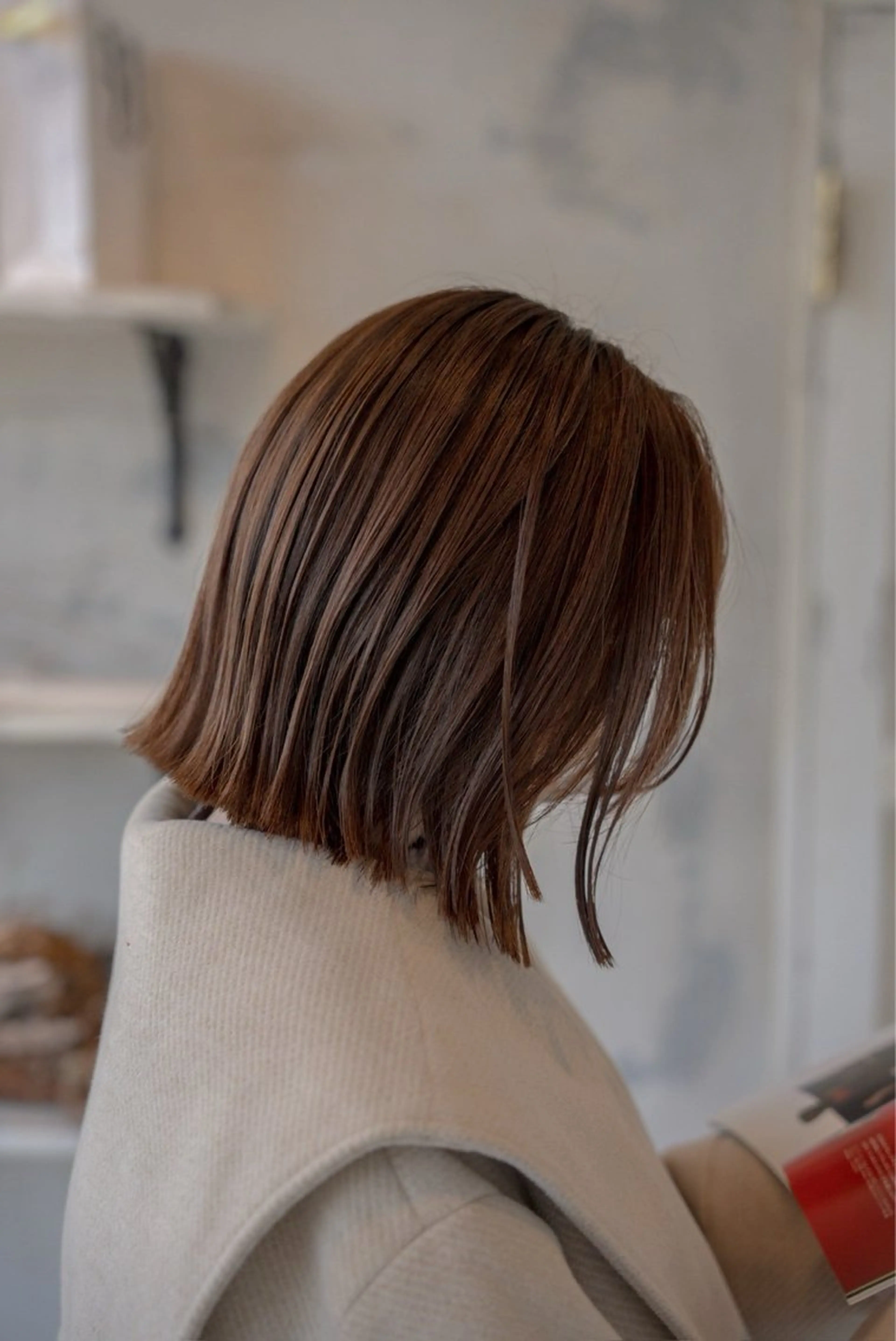 ミディアム カラー モトムラ アミのヘアスタイル