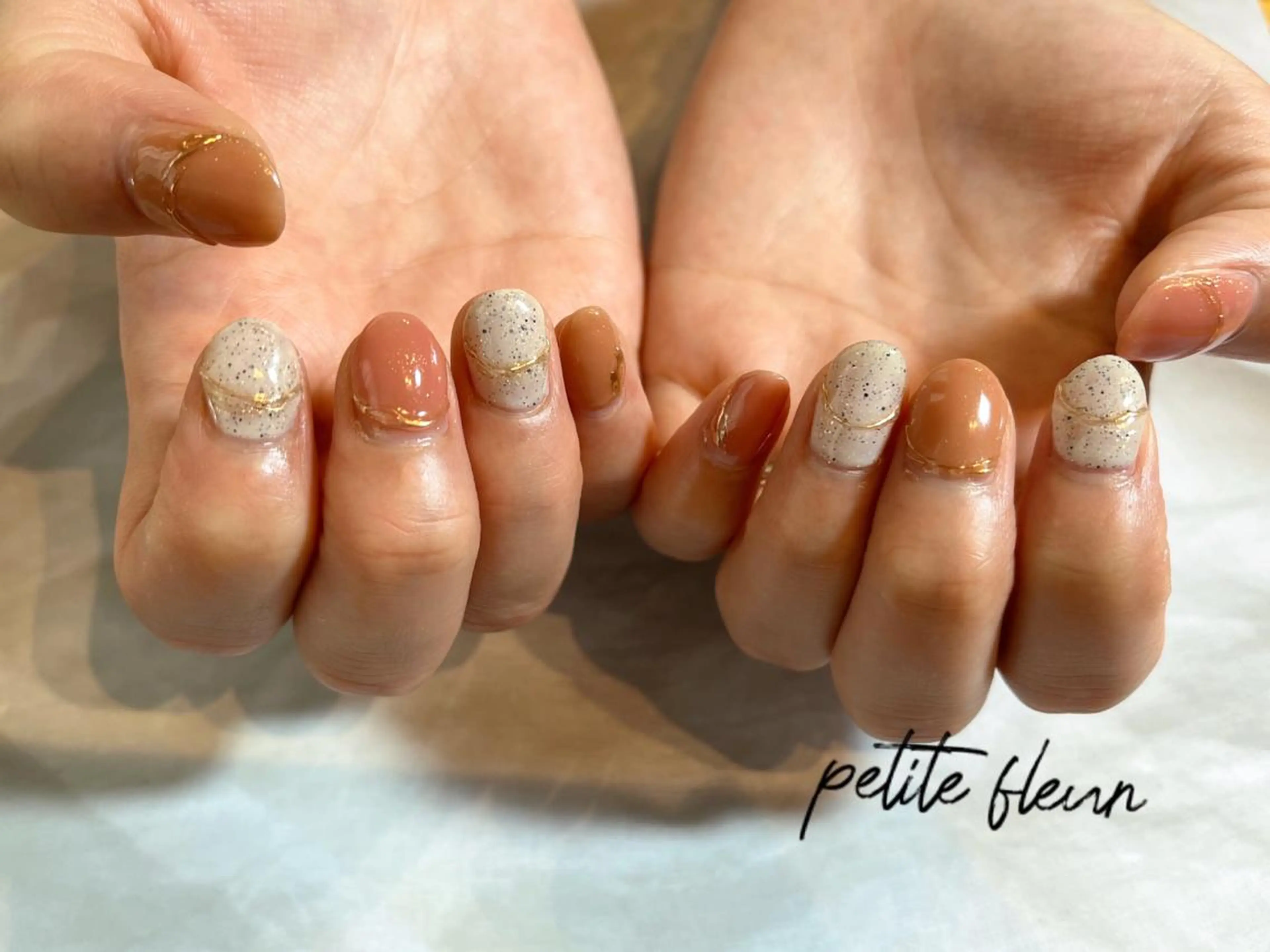 ネイル ハンドネイル ビューティーサロン プチフルールのネイルデザイン