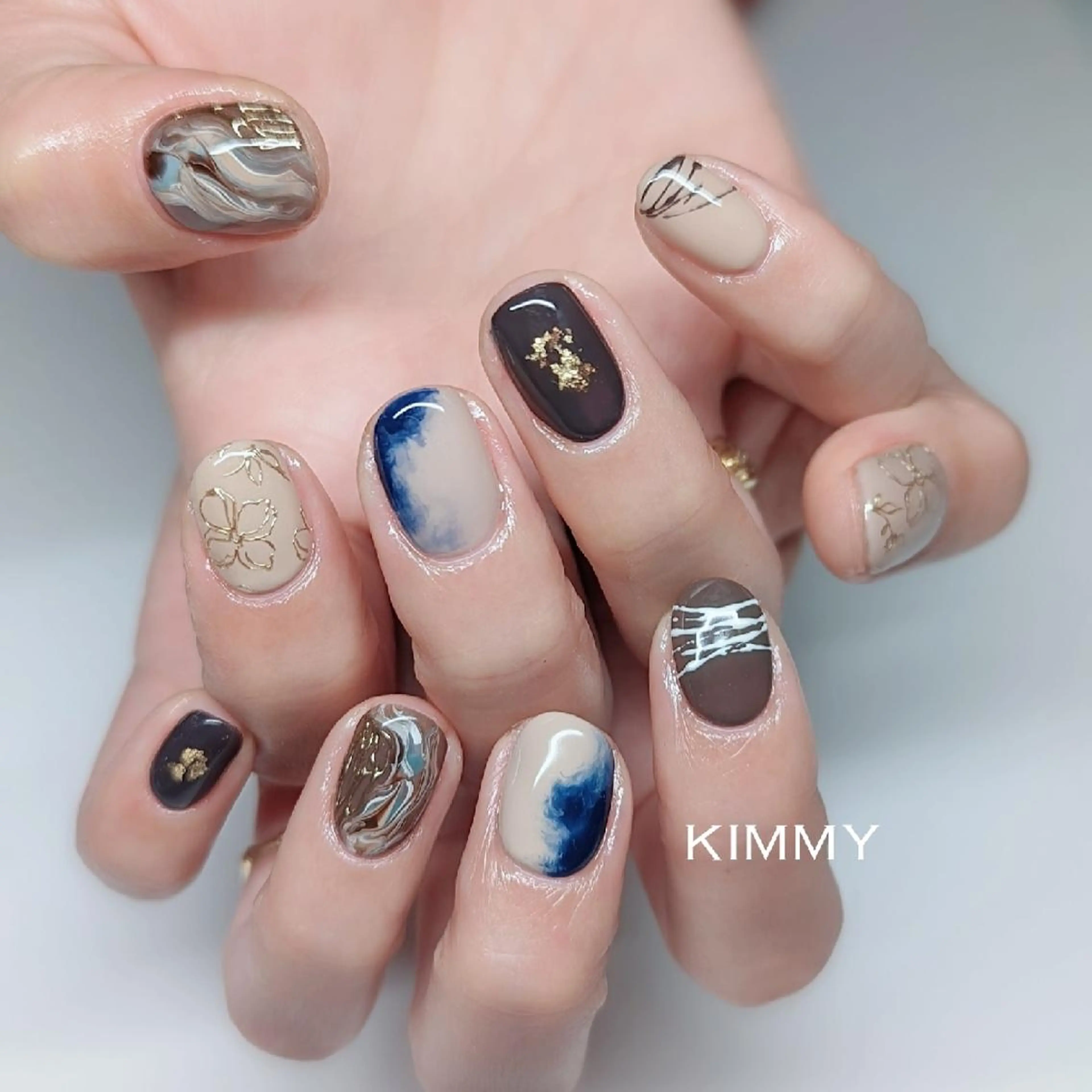 ネイル ハンドネイル kimmy nailsのネイルデザイン