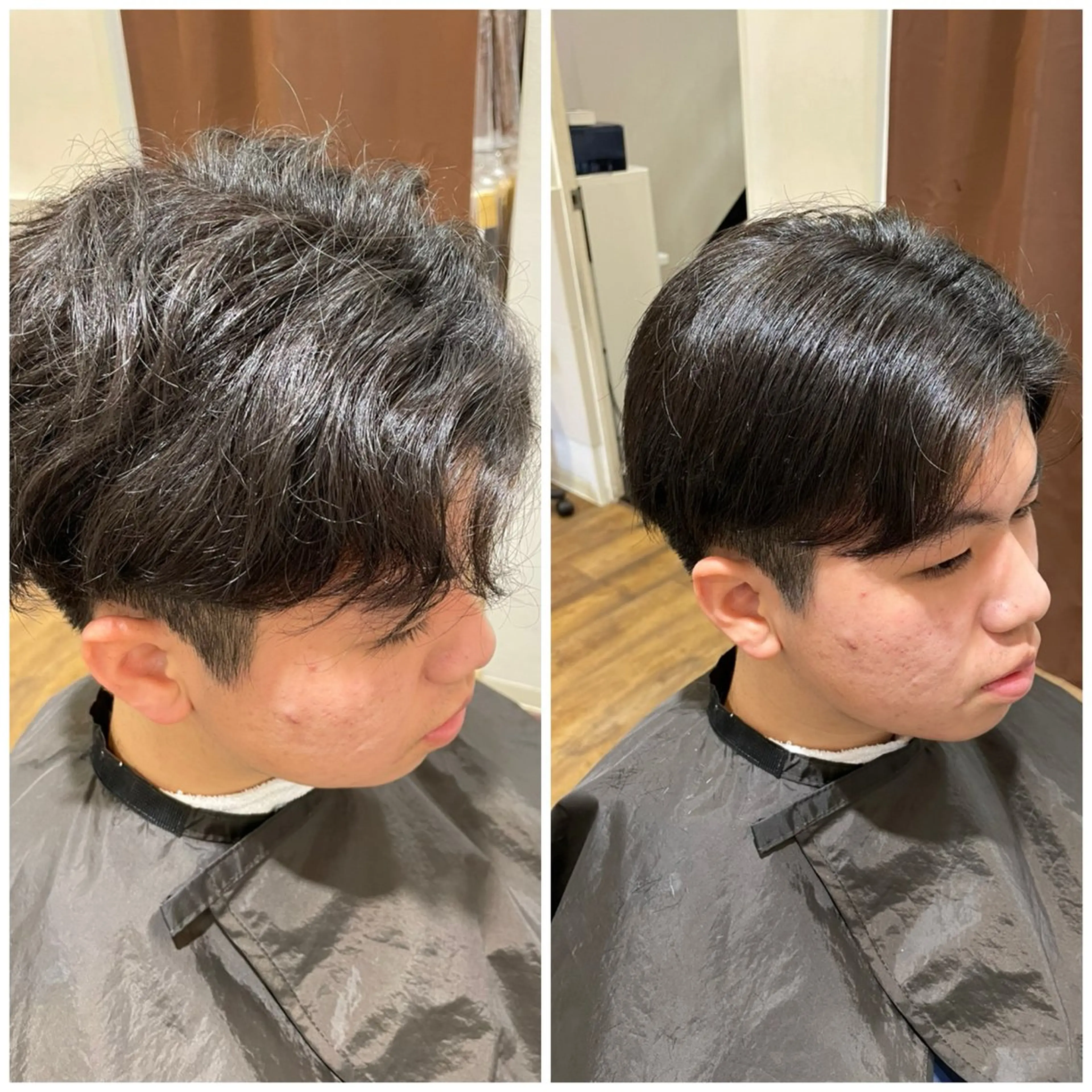 メンズ 縮毛矯正 園田 一喜のヘアスタイル