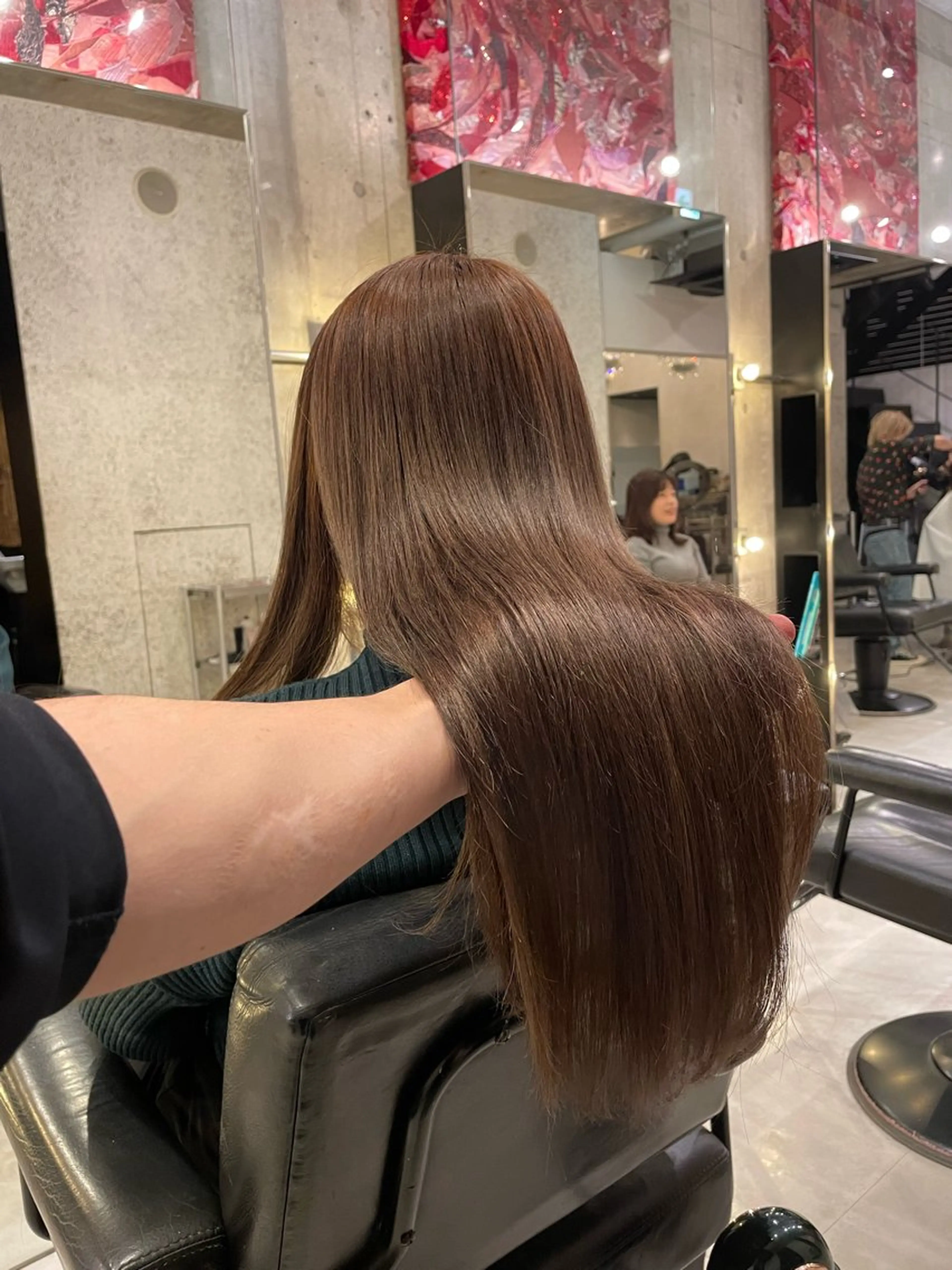 セミロング 髪質改善 トリートメント トリートメント Luxe表参道 髪質改善　奈良のヘアスタイル