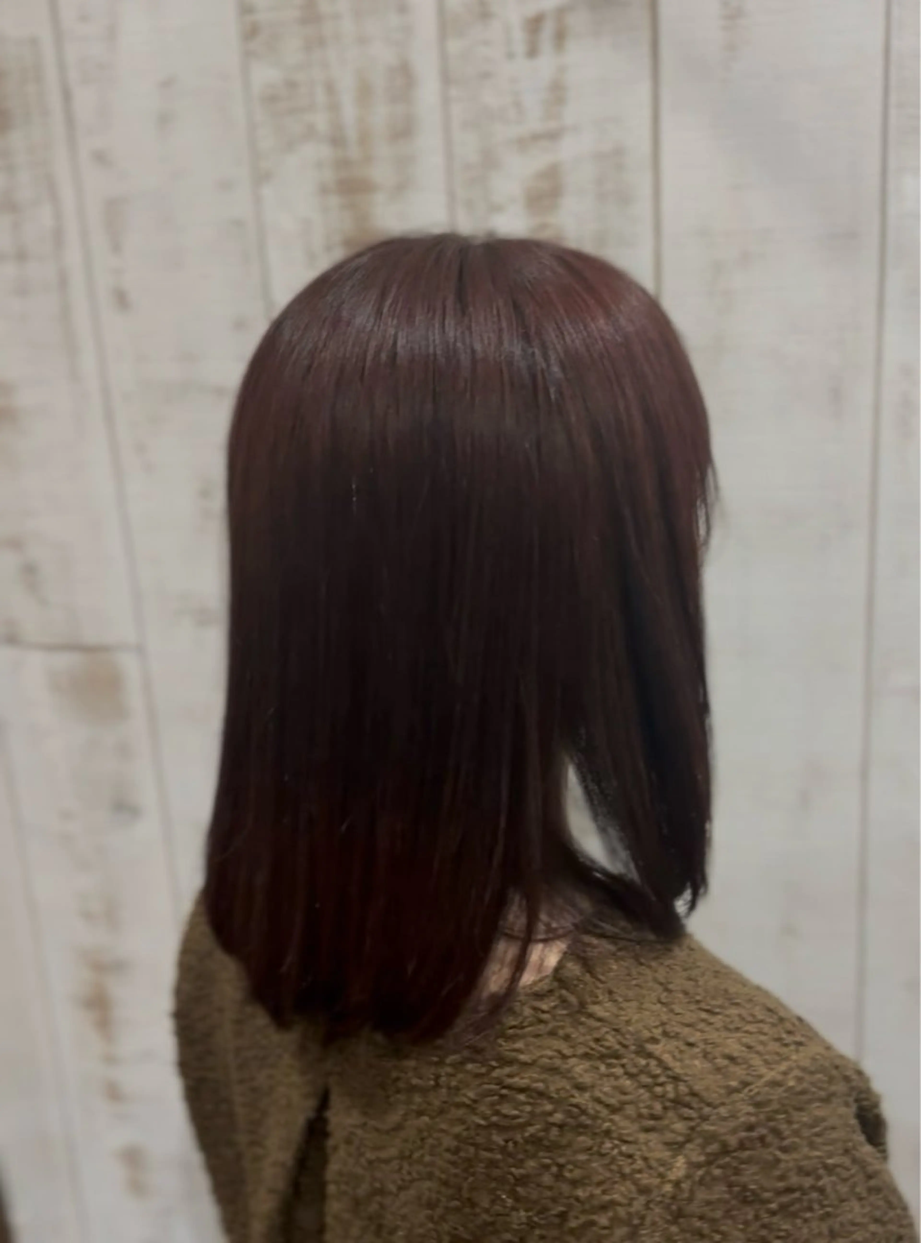 セミロング 柳原 悠希のヘアスタイル