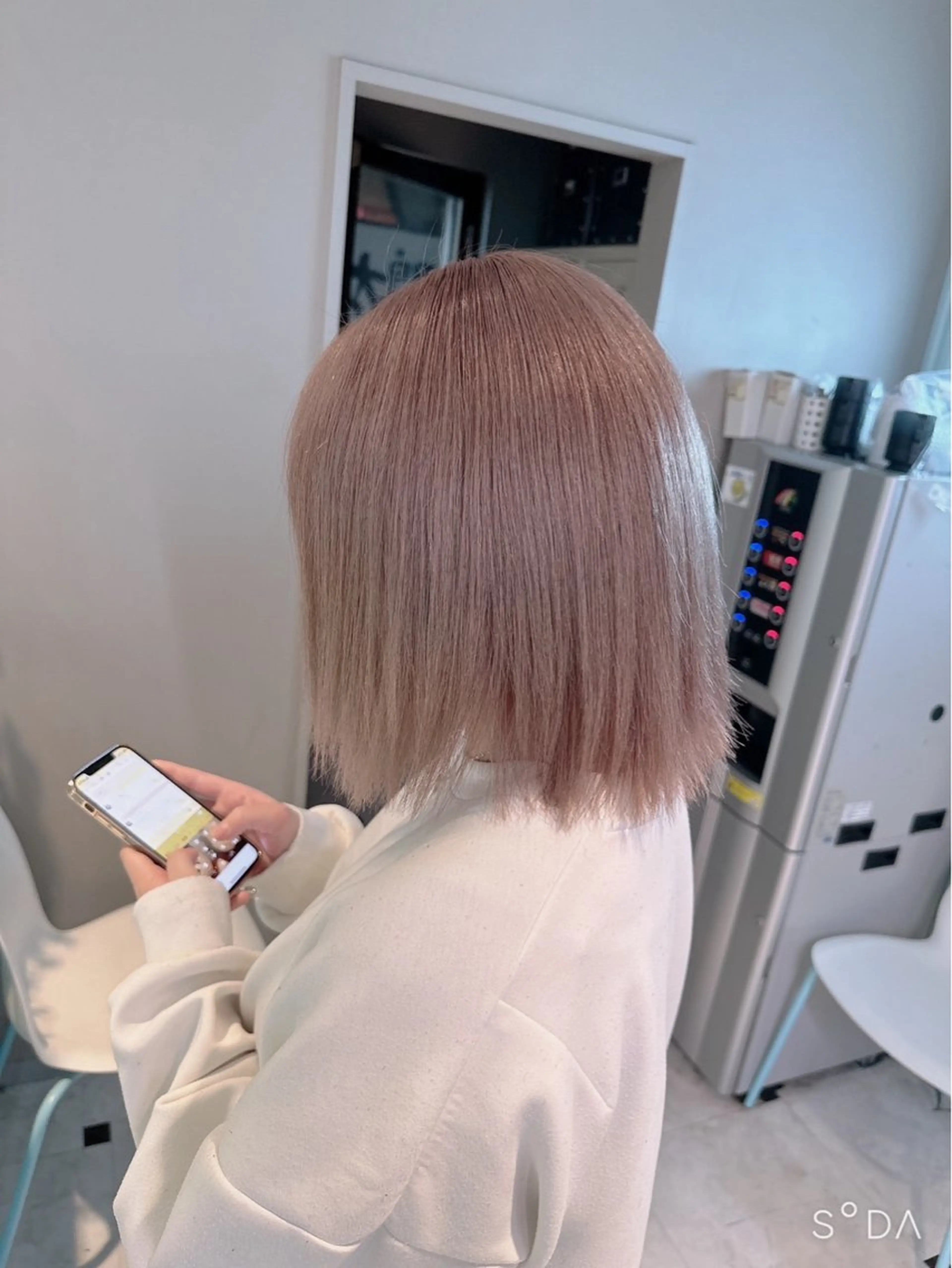 ショート カラー 大人っぽベージュ🤍 当日予約◎ヒロトのヘアスタイル