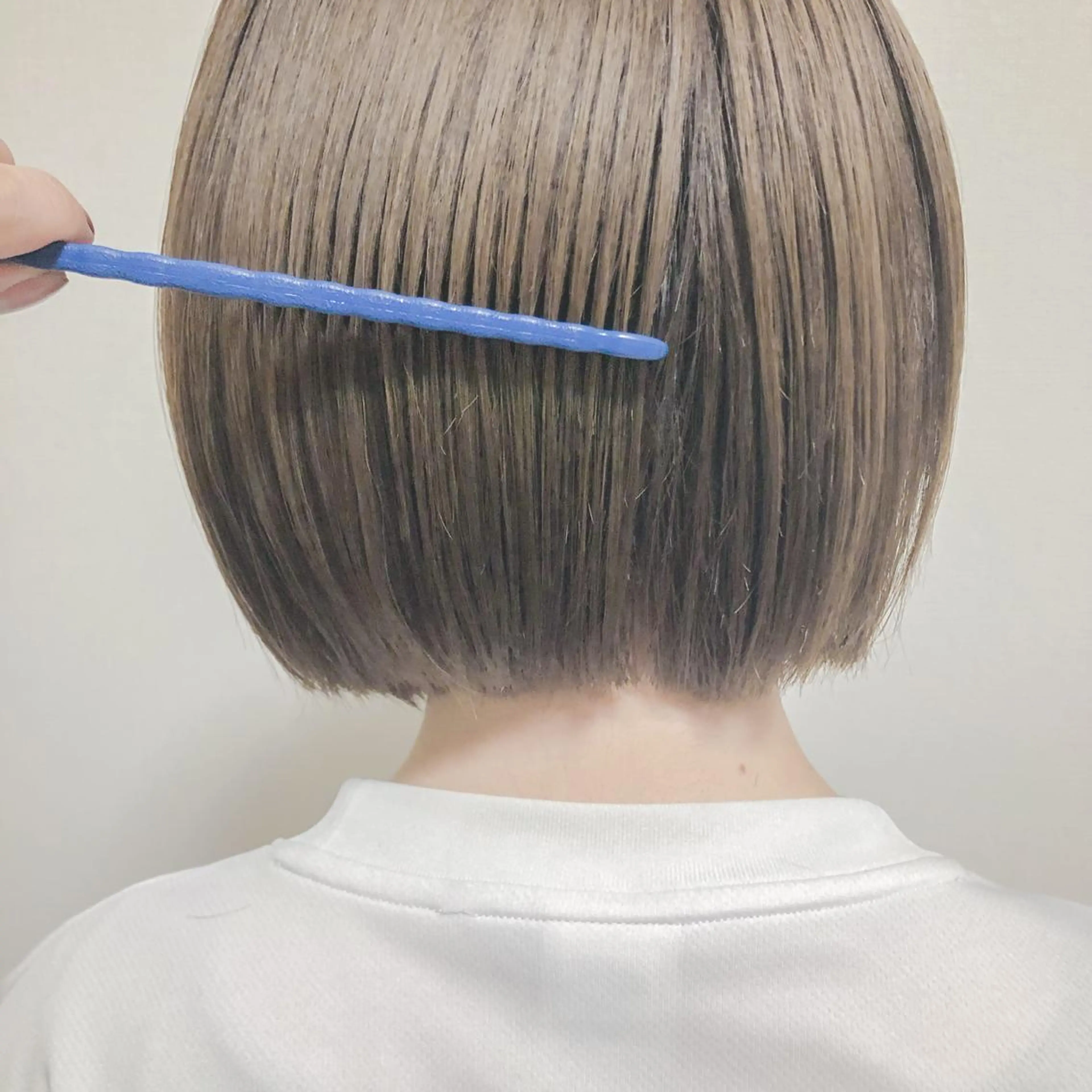 ショート カラー ヘアアレンジ ブリーチ/美髪矯正 垢抜けヘア/そらのヘアスタイル