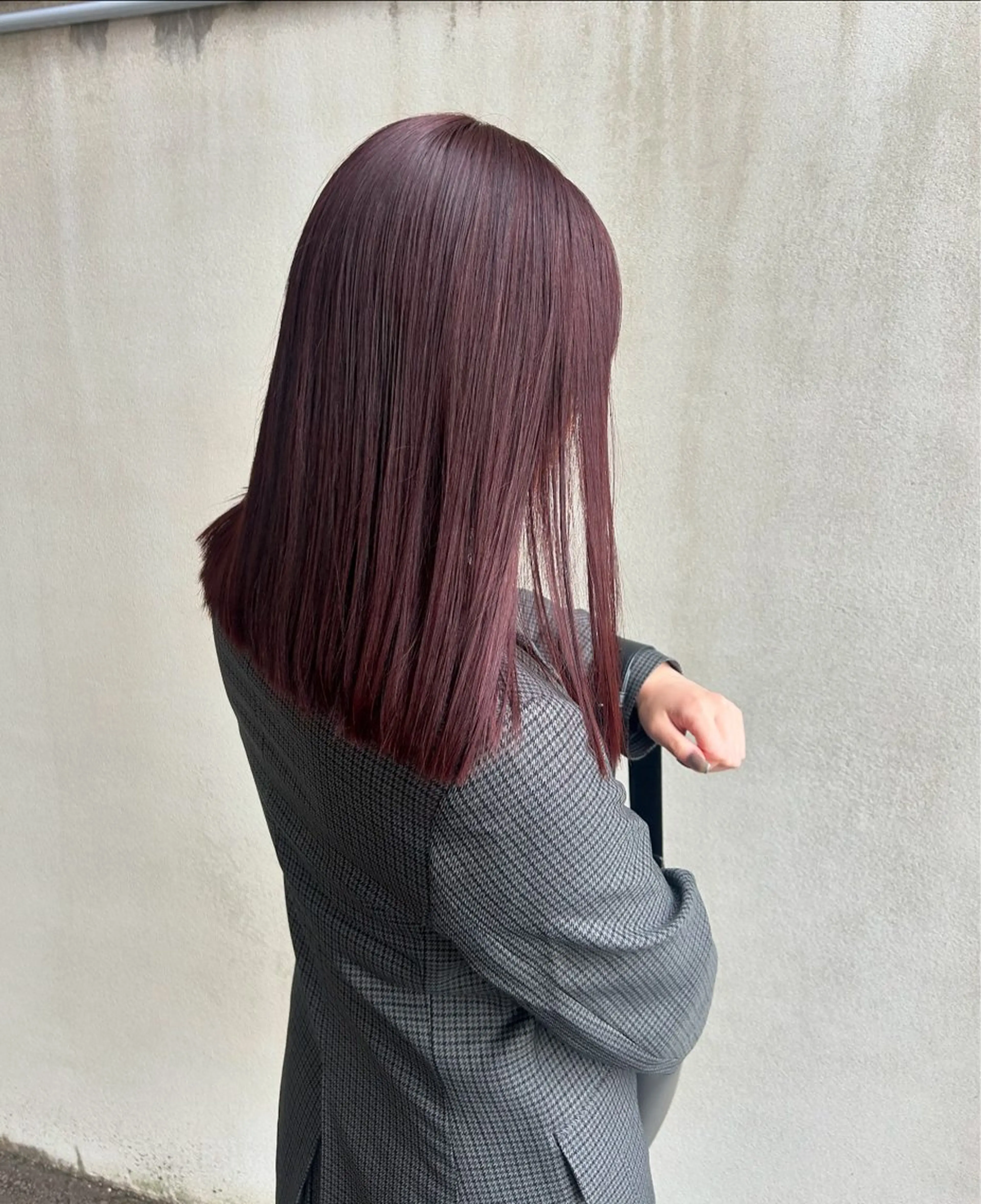 セミロング カット ヘアカラー トリートメント en⁺　trust所属・山口 麗音のヘアスタイル