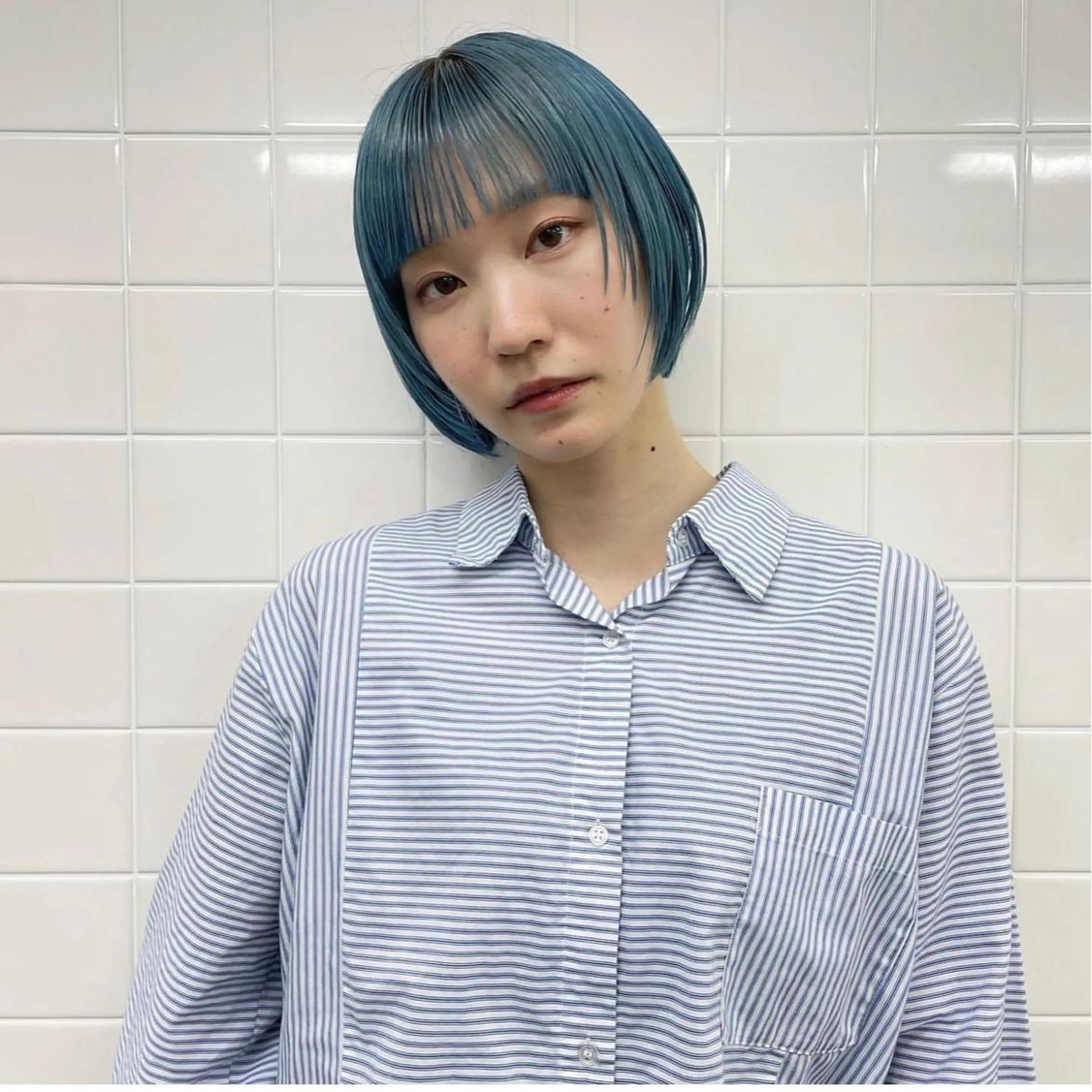 ショート カラー ヘアカラー 繭所属・こはる／ハードパーマ /癖毛風パーマ🧃のヘアスタイル