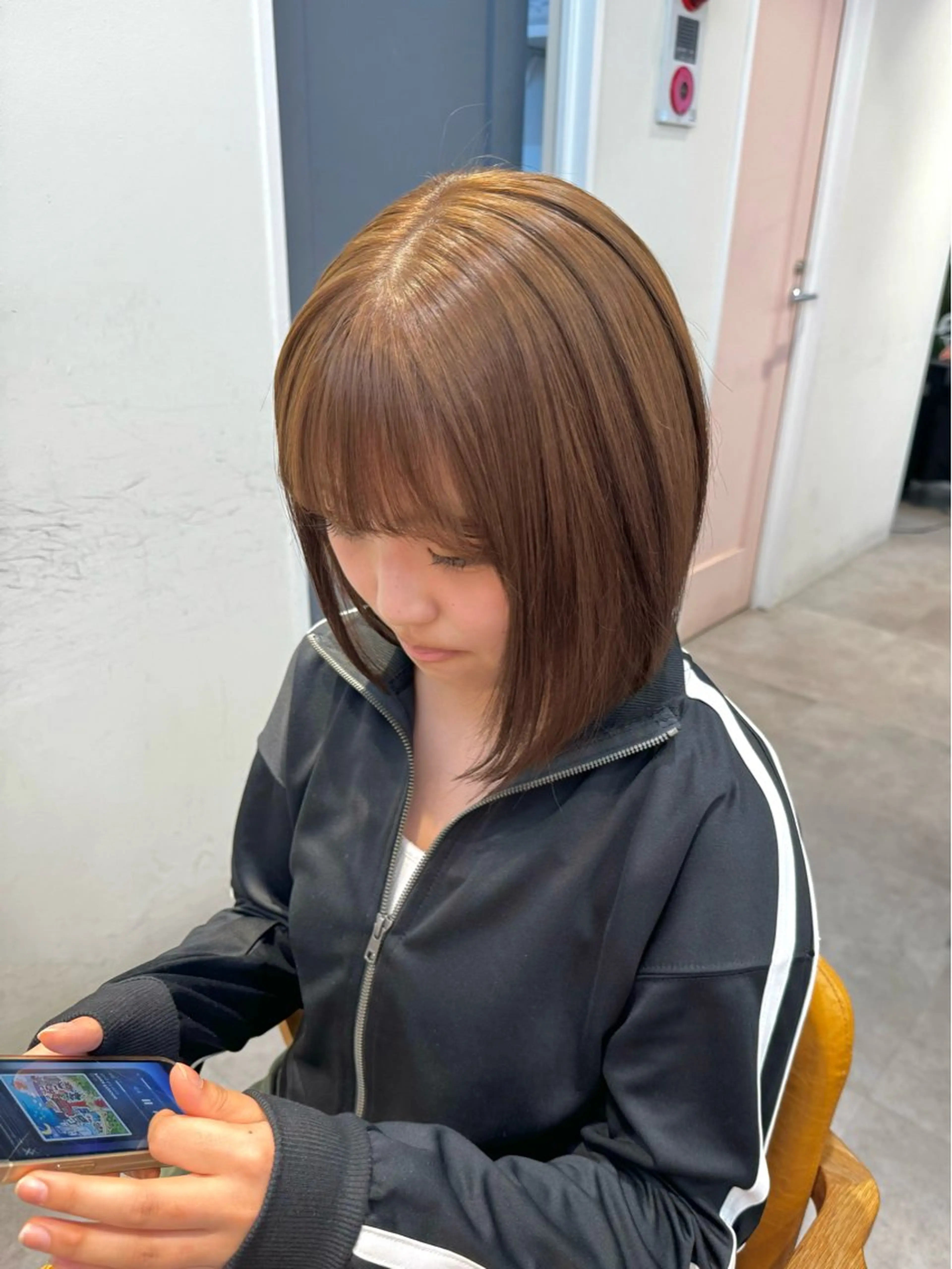 ショート カラー ayaka♡ 柔らかカラーのヘアスタイル